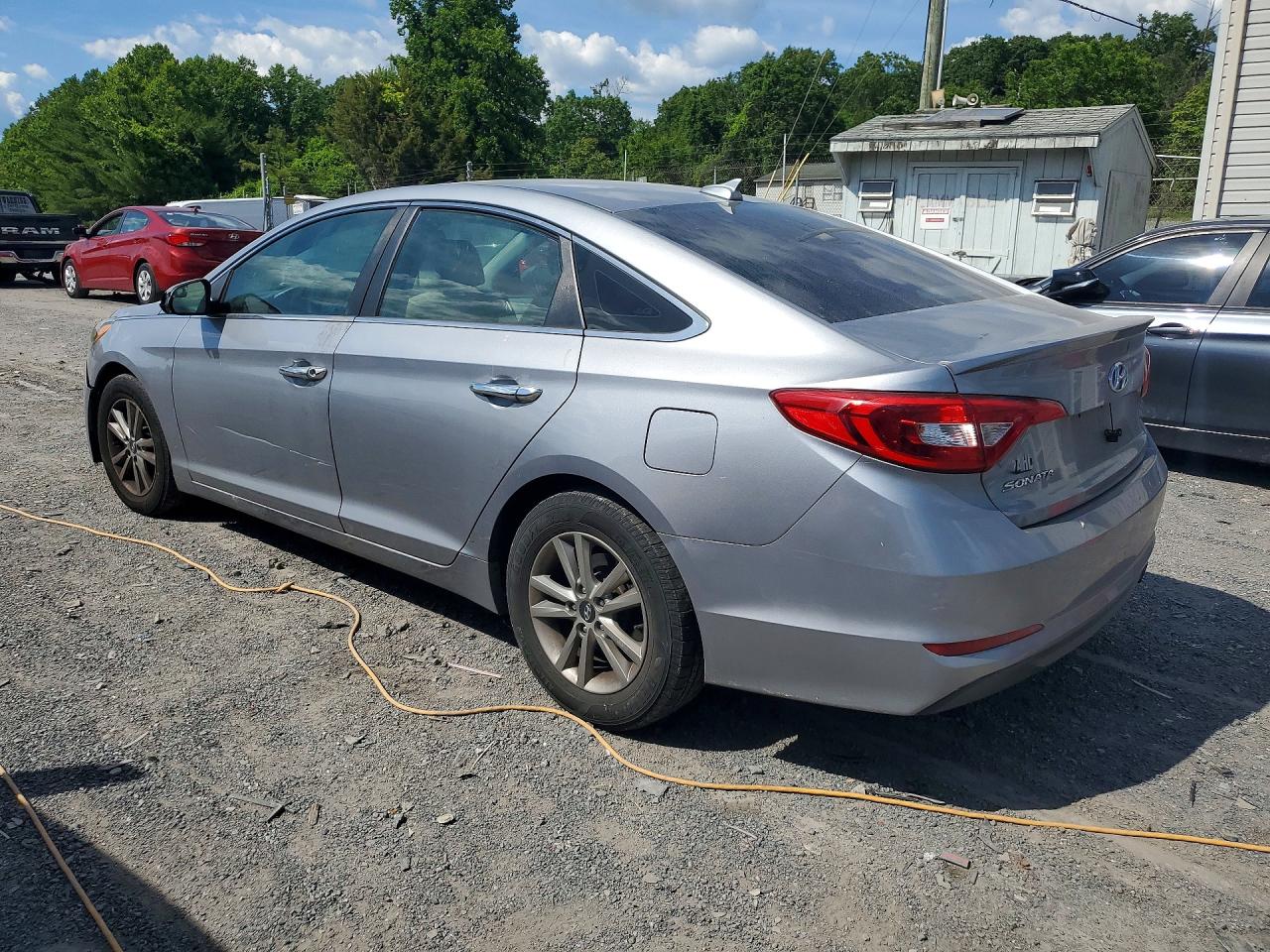 2015 Hyundai Sonata Se Silver vin: 5NPE24AF2FH057175