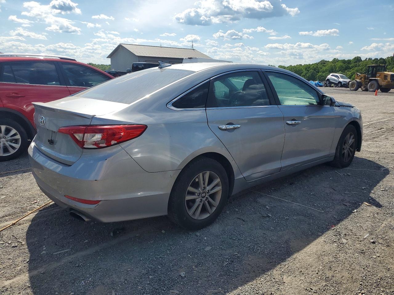 2015 Hyundai Sonata Se Silver vin: 5NPE24AF2FH057175