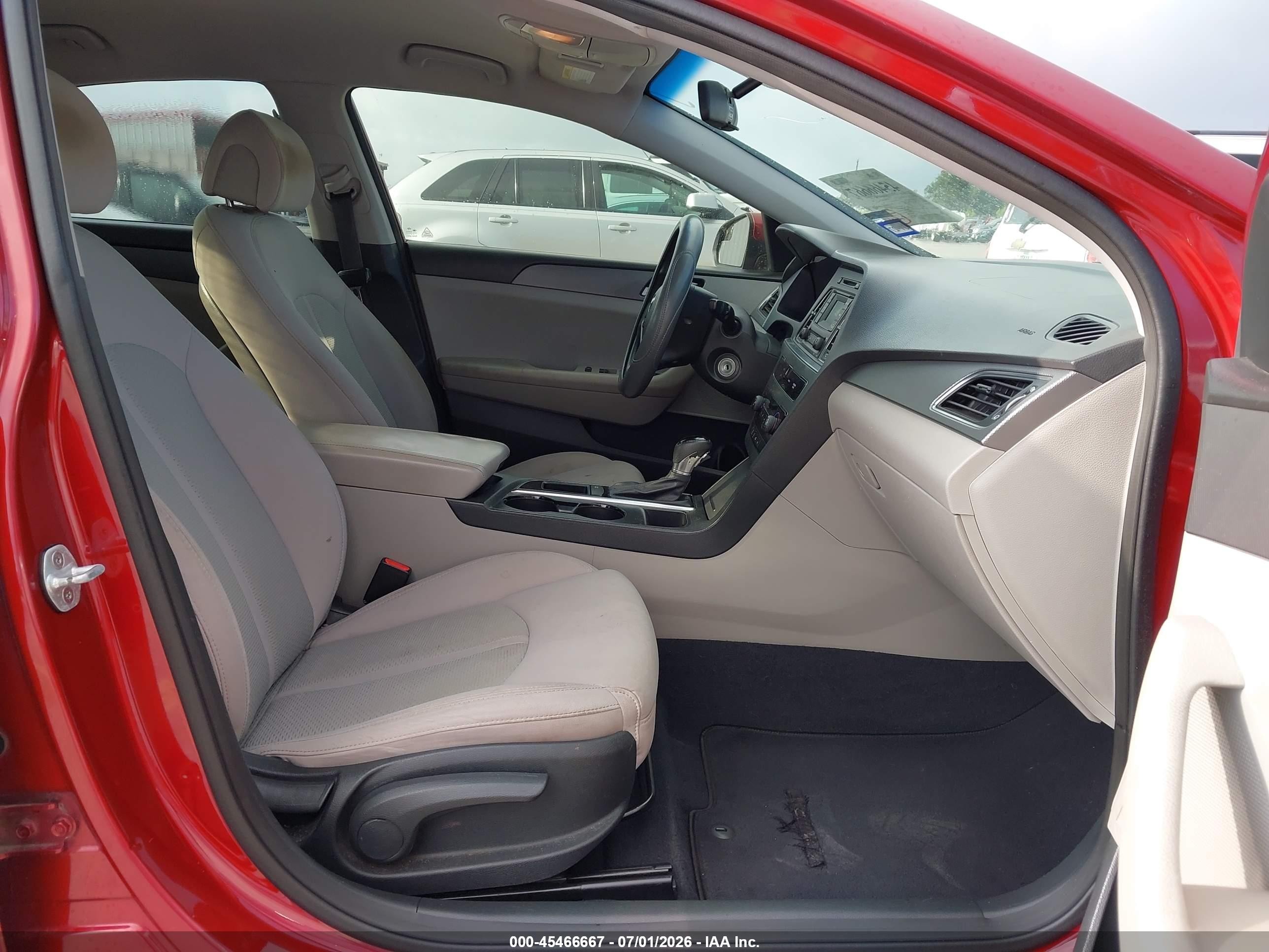 2015 Hyundai Sonata Se Red vin: 5NPE24AF2FH058388