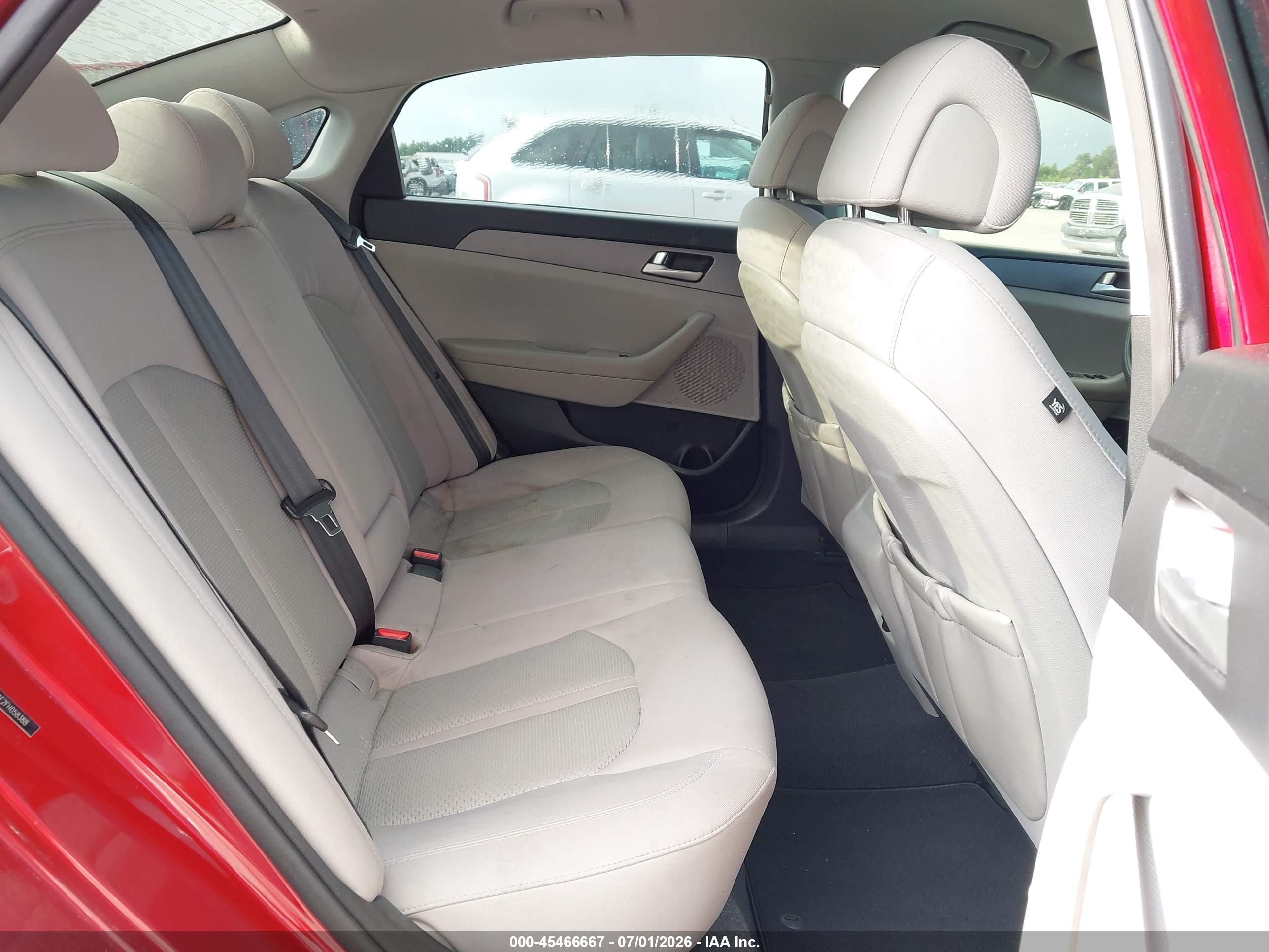 2015 Hyundai Sonata Se Red vin: 5NPE24AF2FH058388