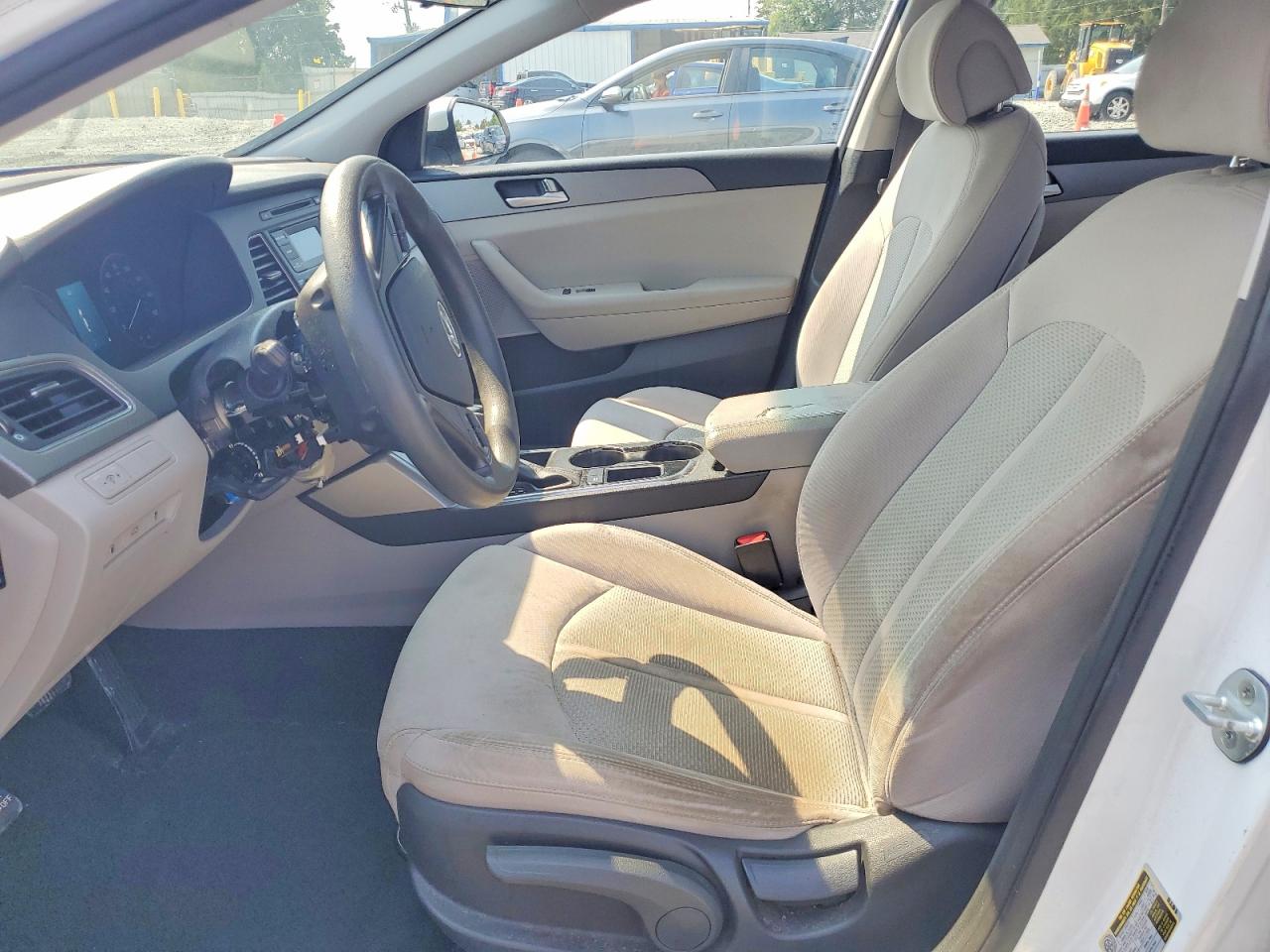 2015 Hyundai Sonata Se White vin: 5NPE24AF2FH086501