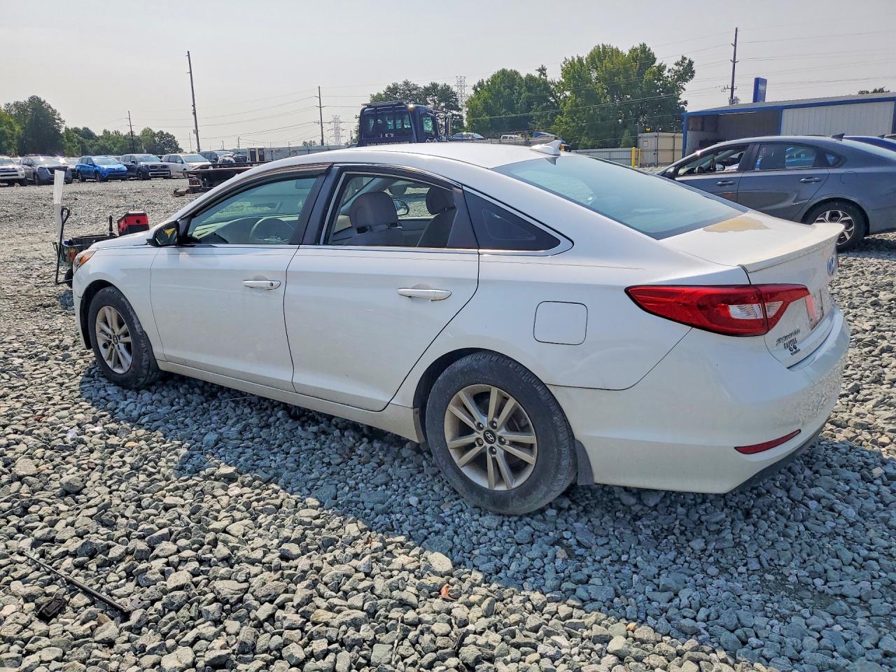 2015 Hyundai Sonata Se White vin: 5NPE24AF2FH086501
