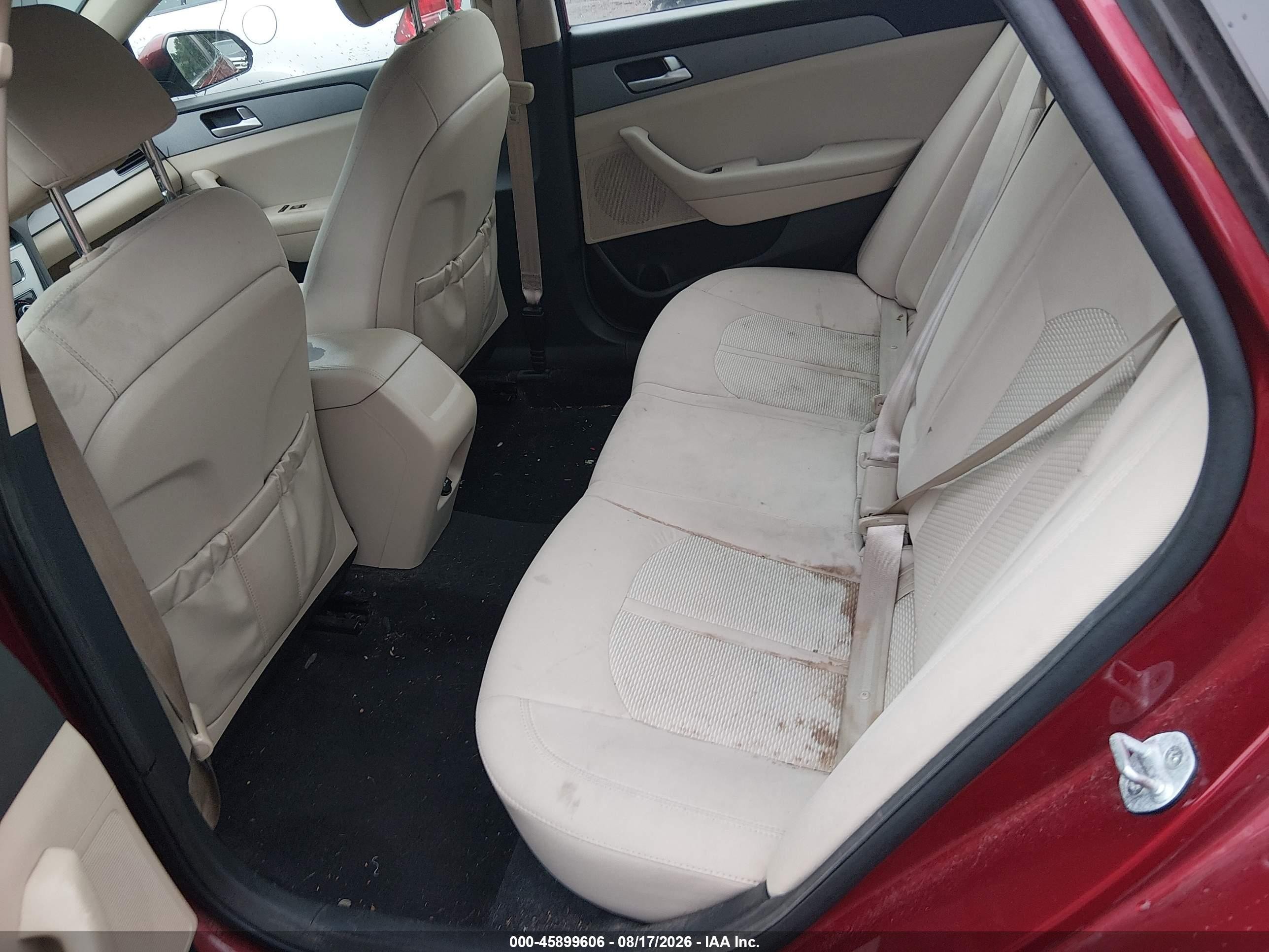 2015 Hyundai Sonata Se Red vin: 5NPE24AF2FH099202