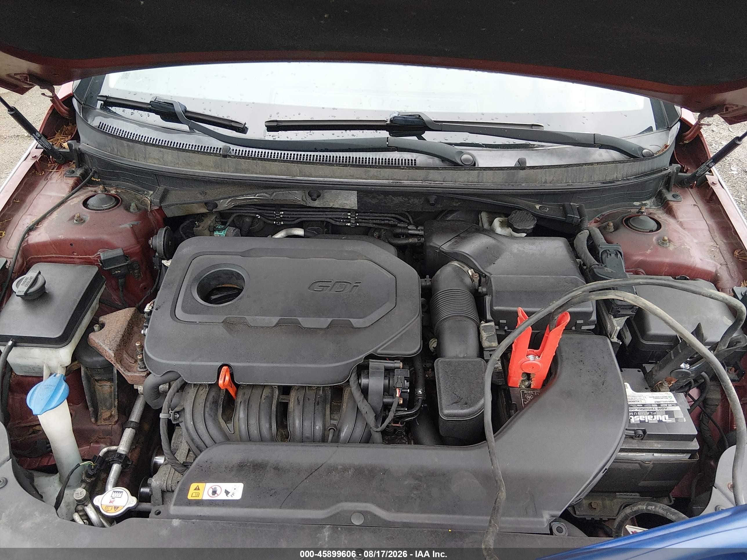 2015 Hyundai Sonata Se Red vin: 5NPE24AF2FH099202