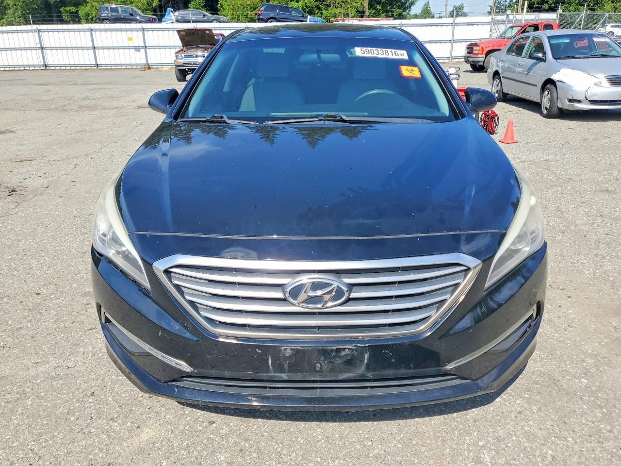 2015 Hyundai Sonata Se Black vin: 5NPE24AF2FH101899