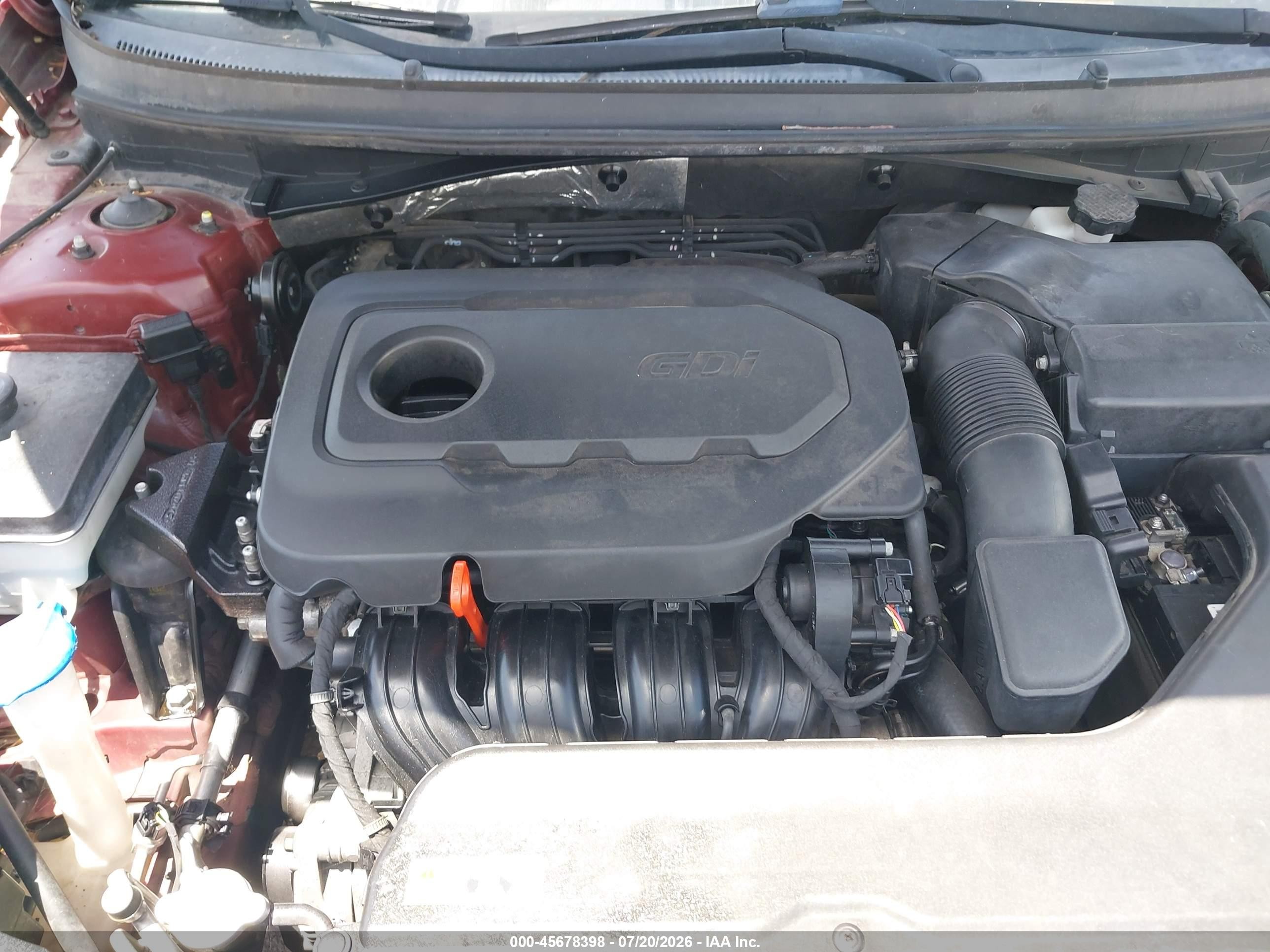 2015 Hyundai Sonata Se Burgundy vin: 5NPE24AF2FH129217