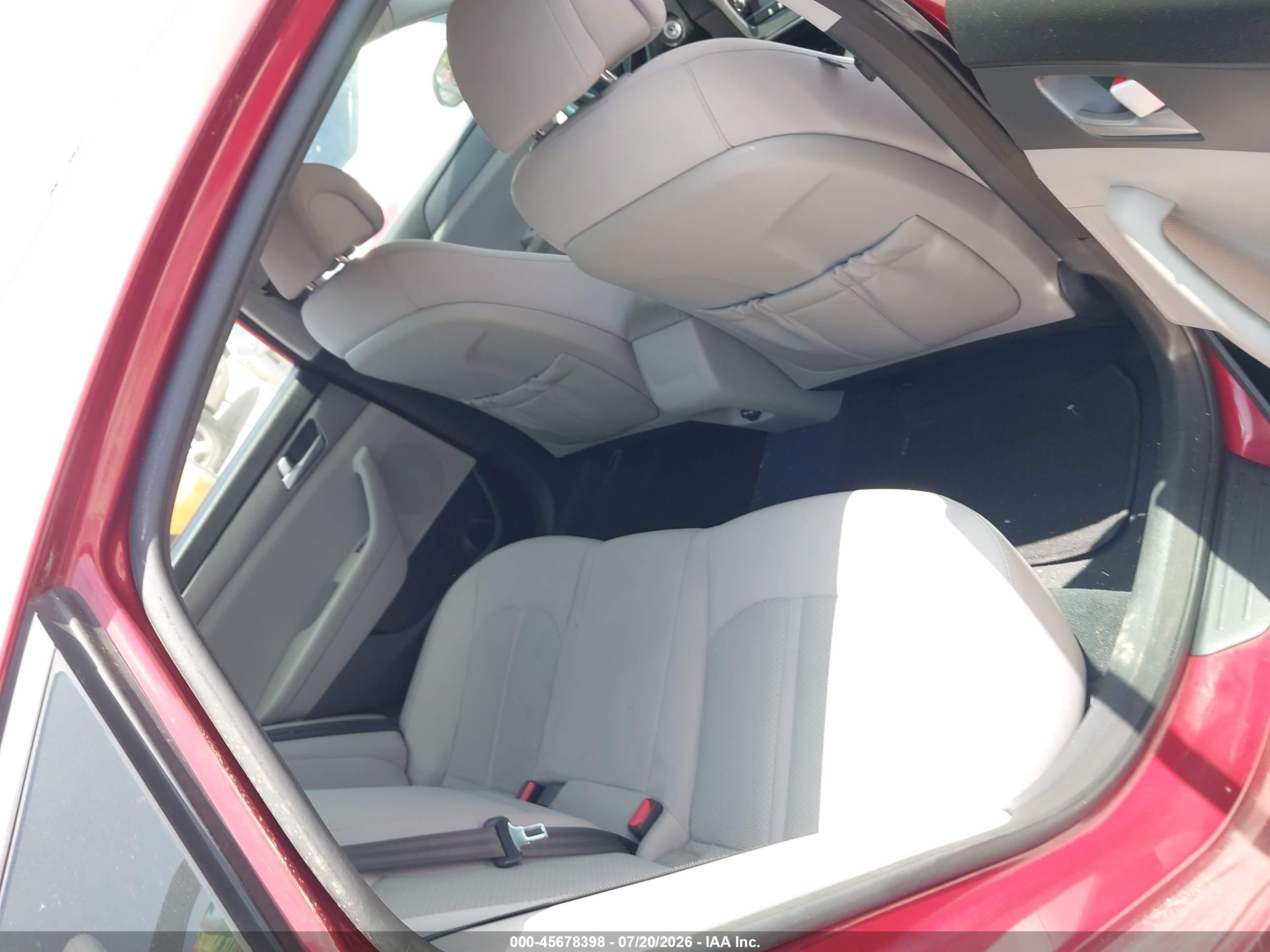2015 Hyundai Sonata Se Burgundy vin: 5NPE24AF2FH129217