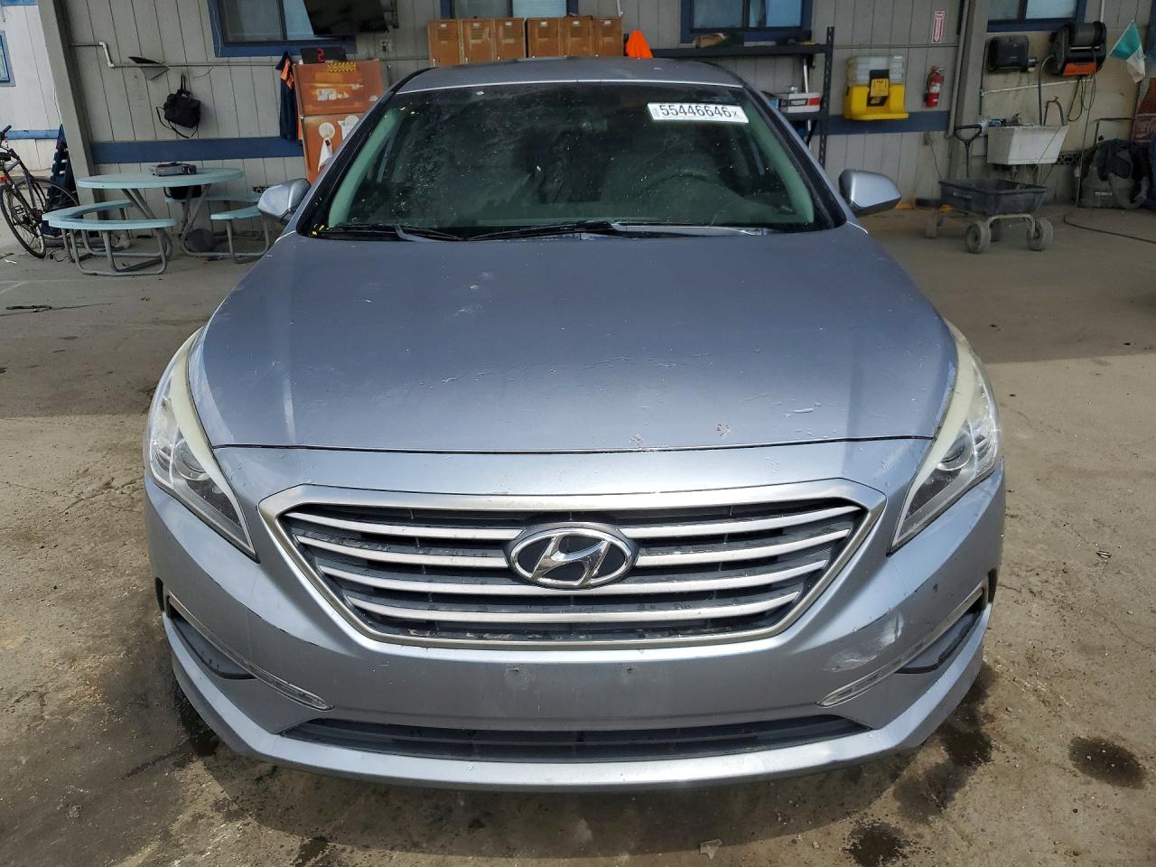 2015 Hyundai Sonata Se Silver vin: 5NPE24AF2FH142498