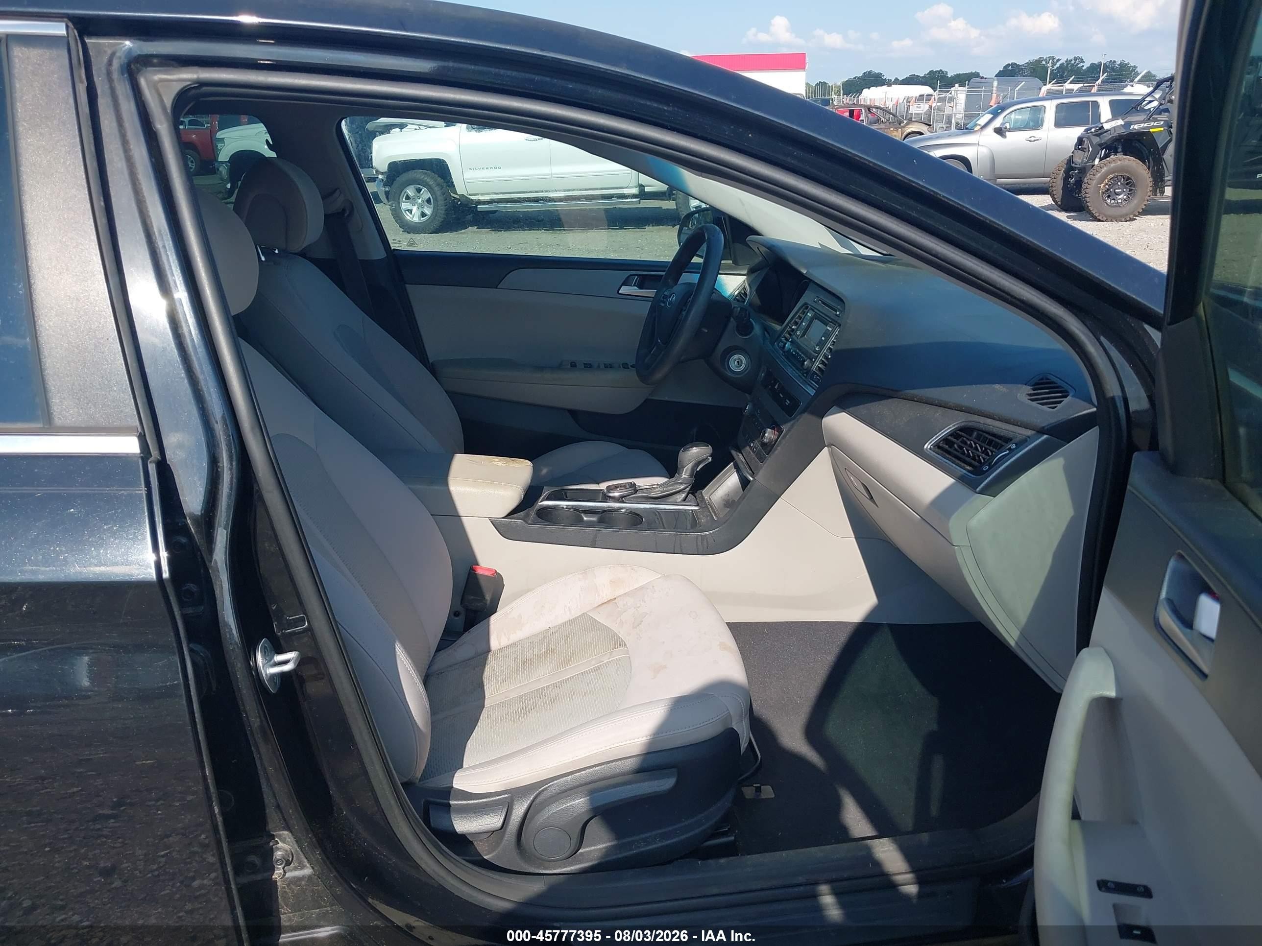 2015 Hyundai Sonata Se Черный vin: 5NPE24AF2FH145840