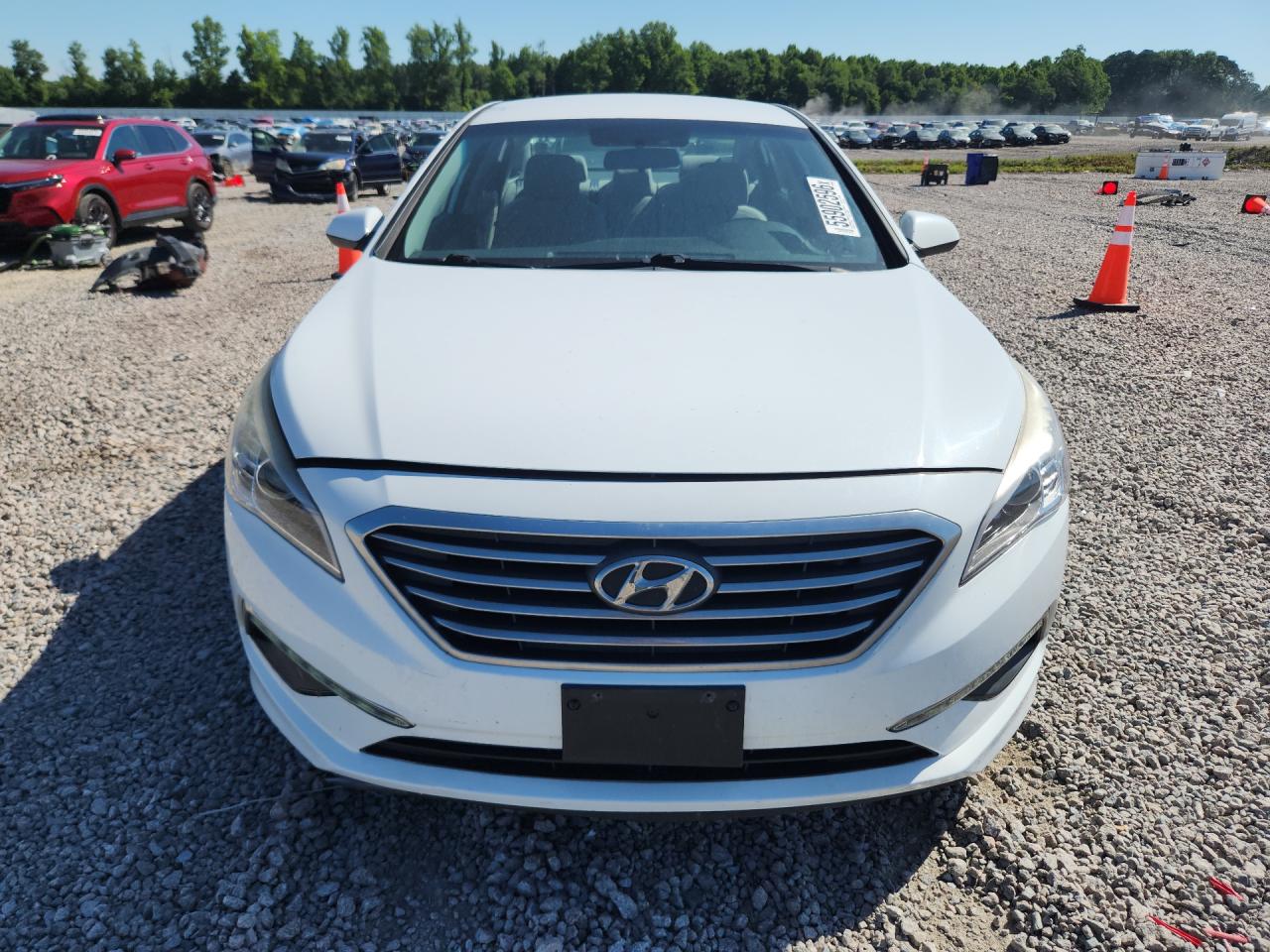 2015 Hyundai Sonata Se White vin: 5NPE24AF2FH146437
