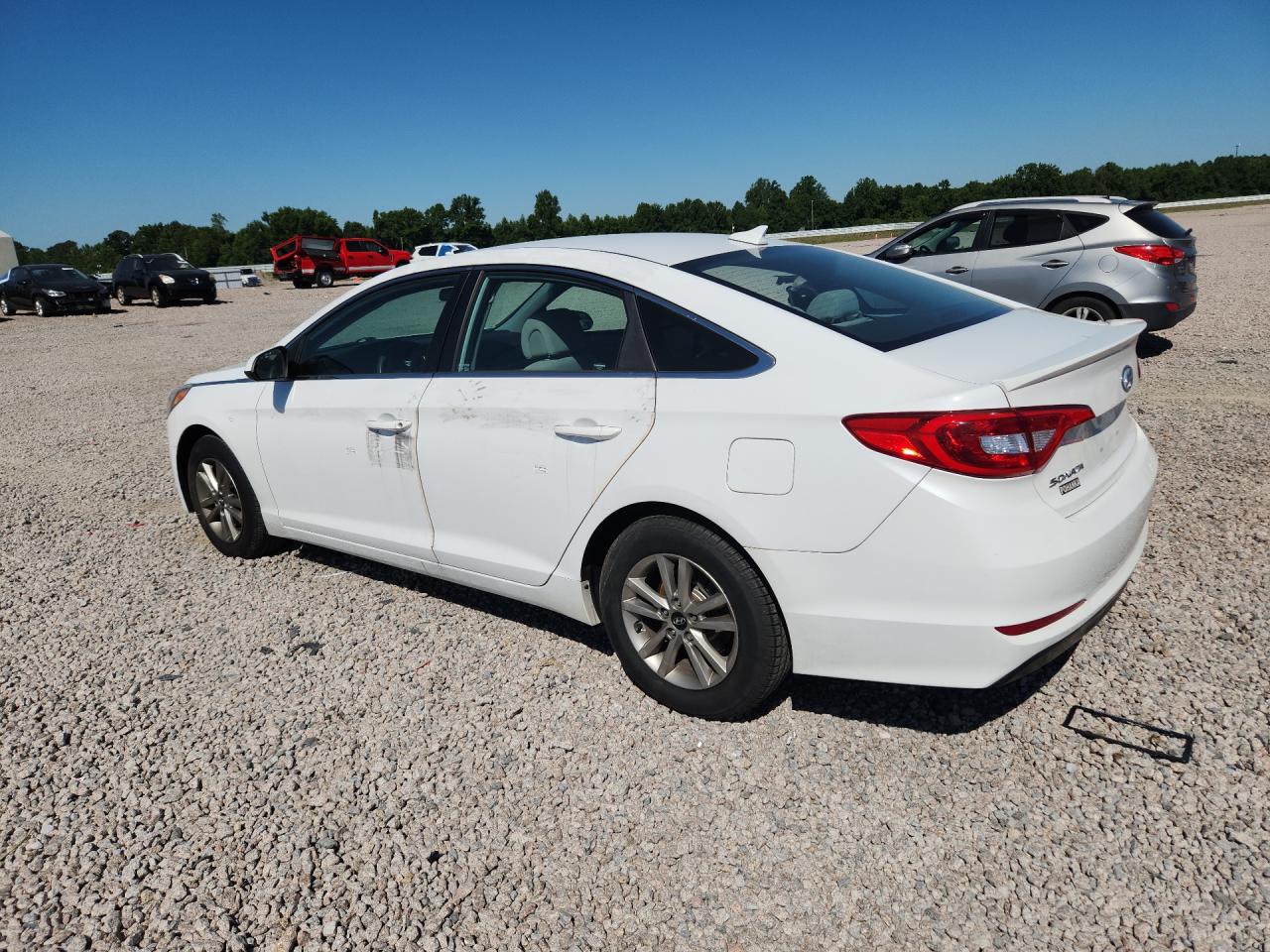 2015 Hyundai Sonata Se White vin: 5NPE24AF2FH146437