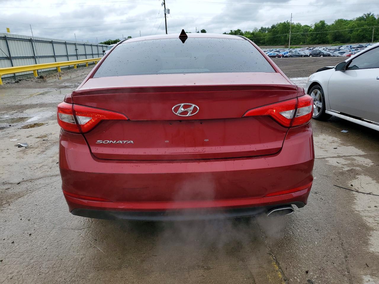 2015 Hyundai Sonata Se Red vin: 5NPE24AF2FH152044