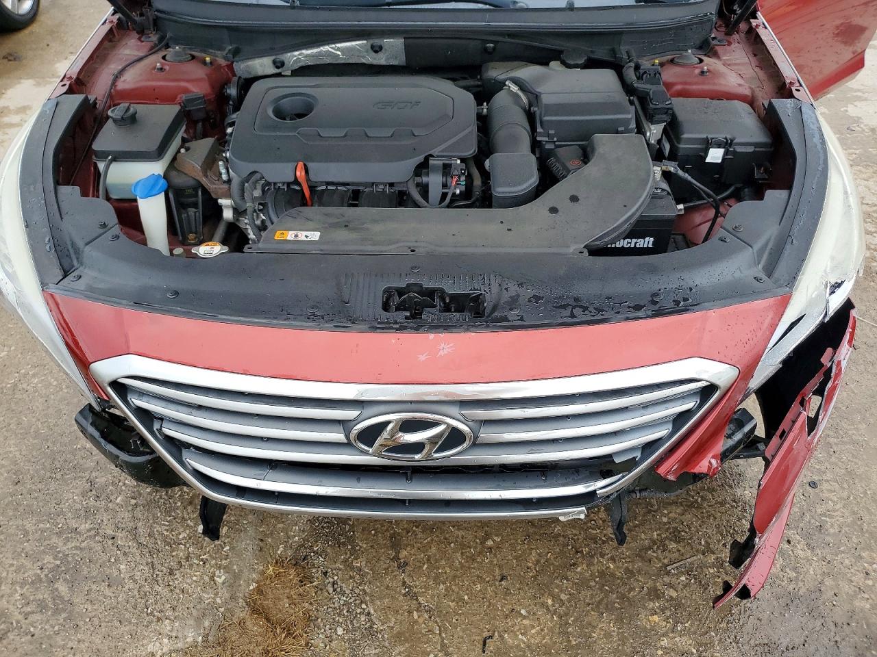 2015 Hyundai Sonata Se Red vin: 5NPE24AF2FH152044