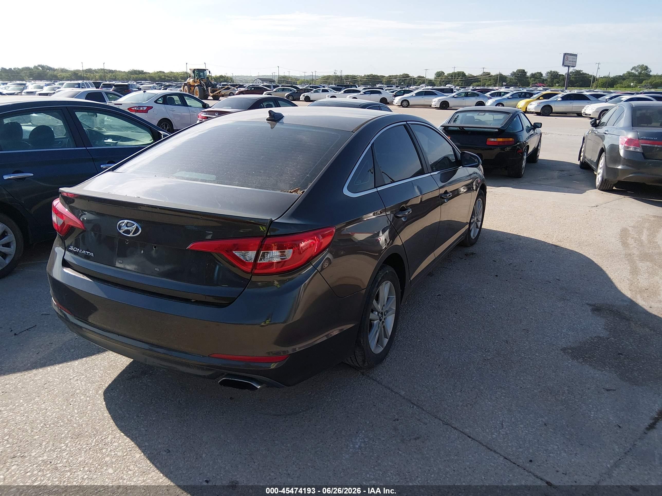 2015 Hyundai Sonata Se Brown vin: 5NPE24AF2FH155915