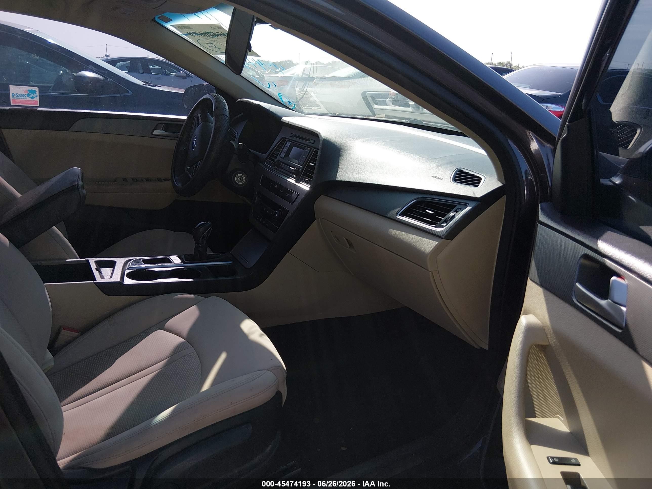 2015 Hyundai Sonata Se Brown vin: 5NPE24AF2FH155915