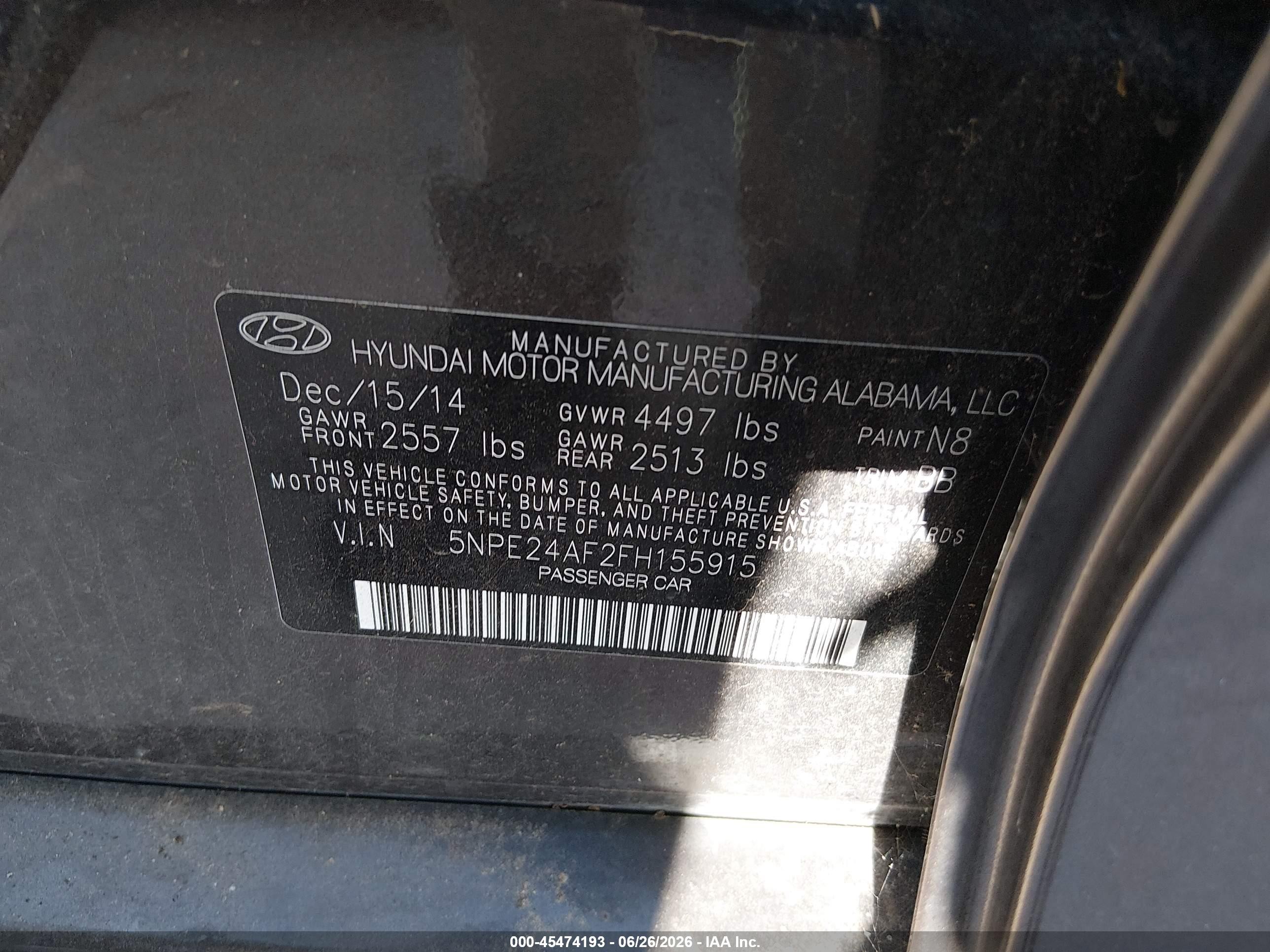 2015 Hyundai Sonata Se Brown vin: 5NPE24AF2FH155915