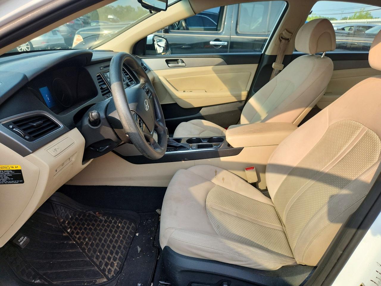 2015 Hyundai Sonata Se White vin: 5NPE24AF2FH156353