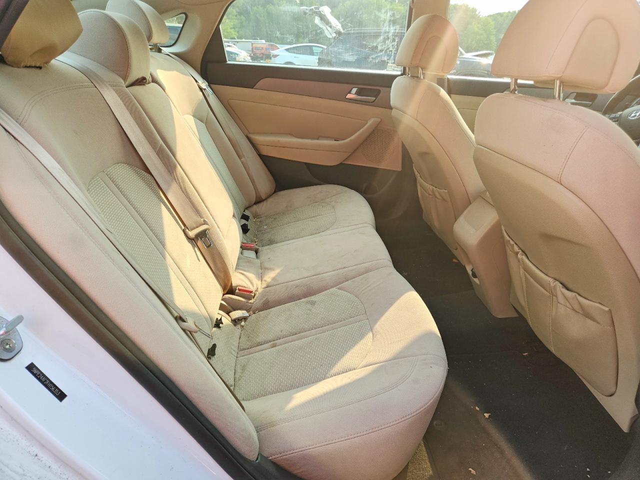 2015 Hyundai Sonata Se White vin: 5NPE24AF2FH156353