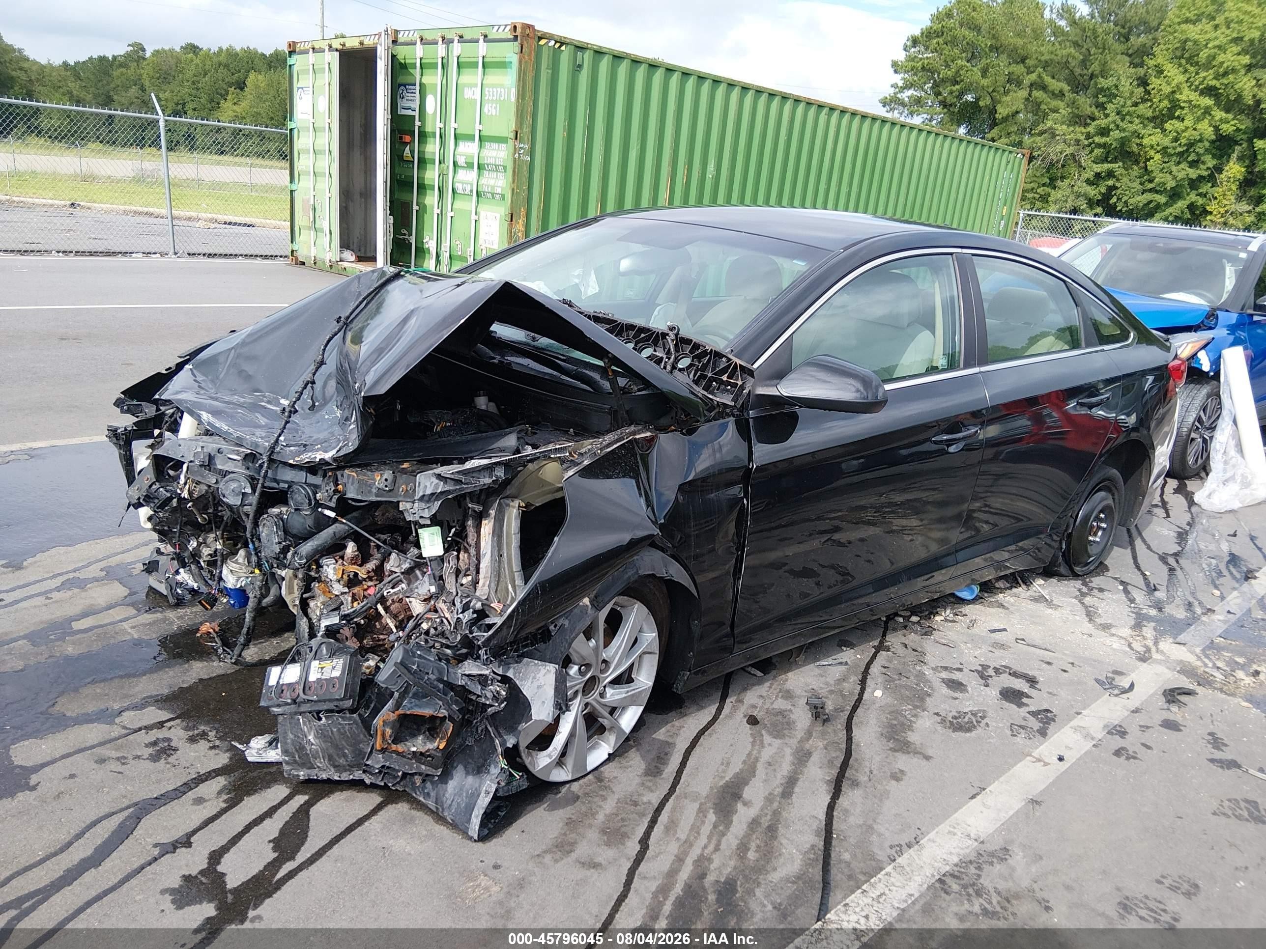 2015 Hyundai Sonata Se Черный vin: 5NPE24AF2FH158605