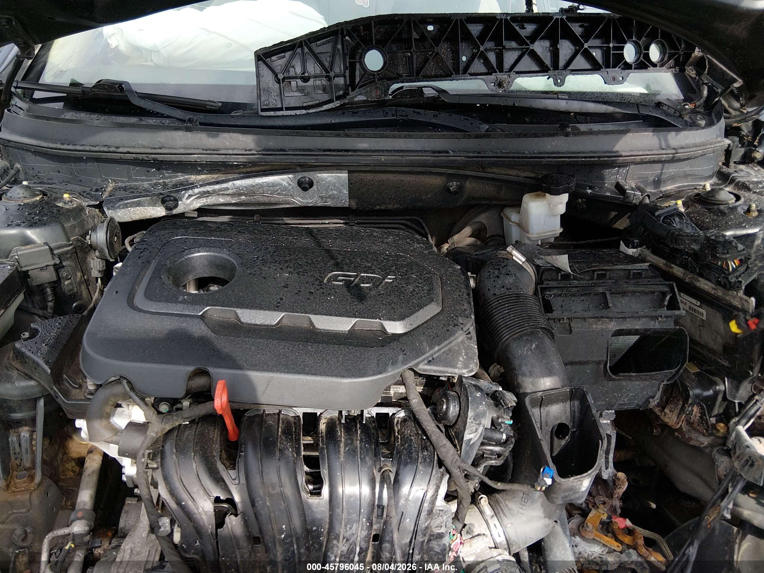 2015 Hyundai Sonata Se Черный vin: 5NPE24AF2FH158605