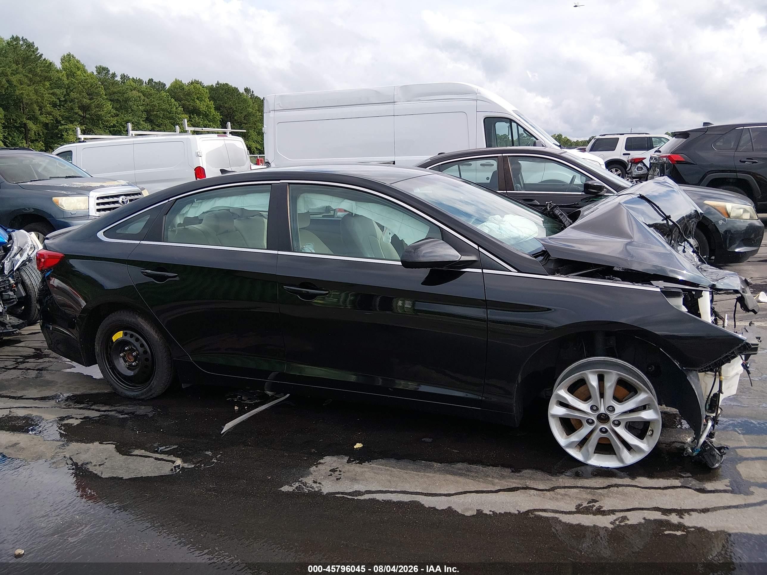 2015 Hyundai Sonata Se Черный vin: 5NPE24AF2FH158605