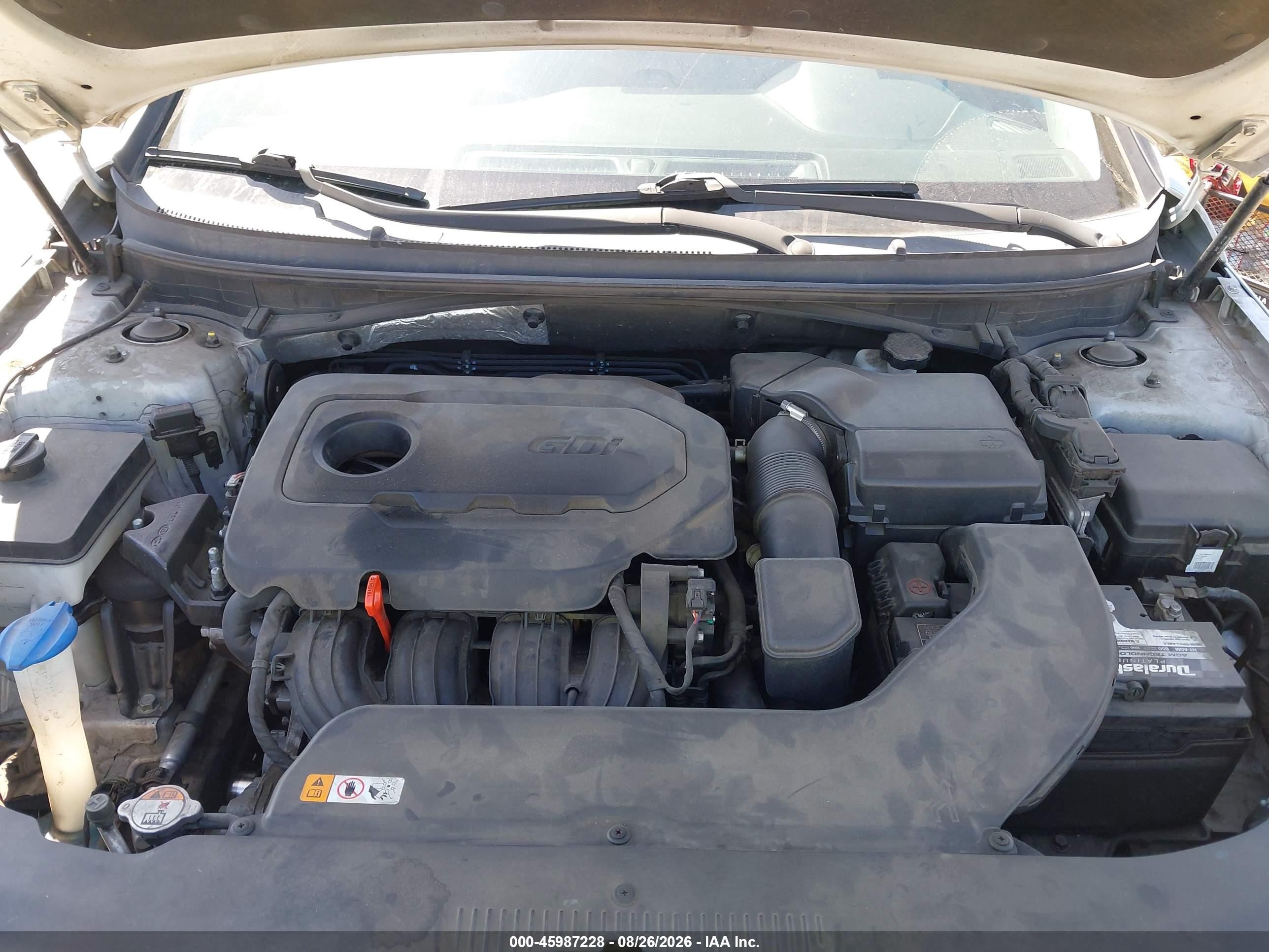 2015 Hyundai Sonata Se Silver vin: 5NPE24AF2FH168034