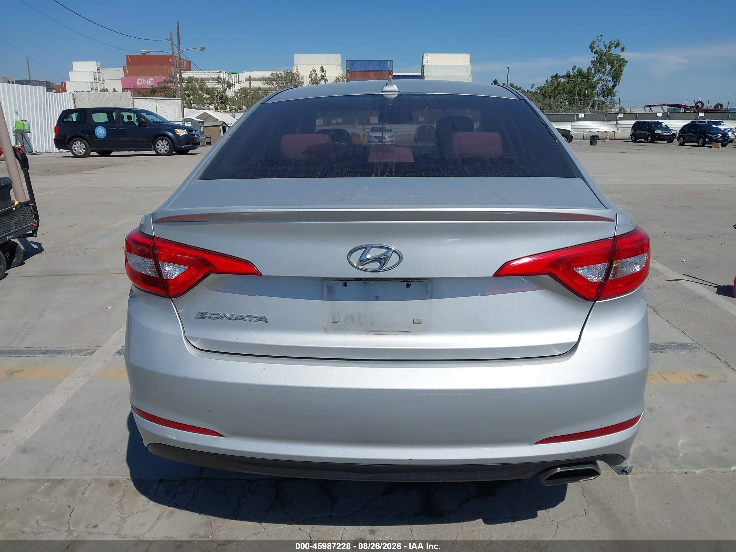 2015 Hyundai Sonata Se Silver vin: 5NPE24AF2FH168034