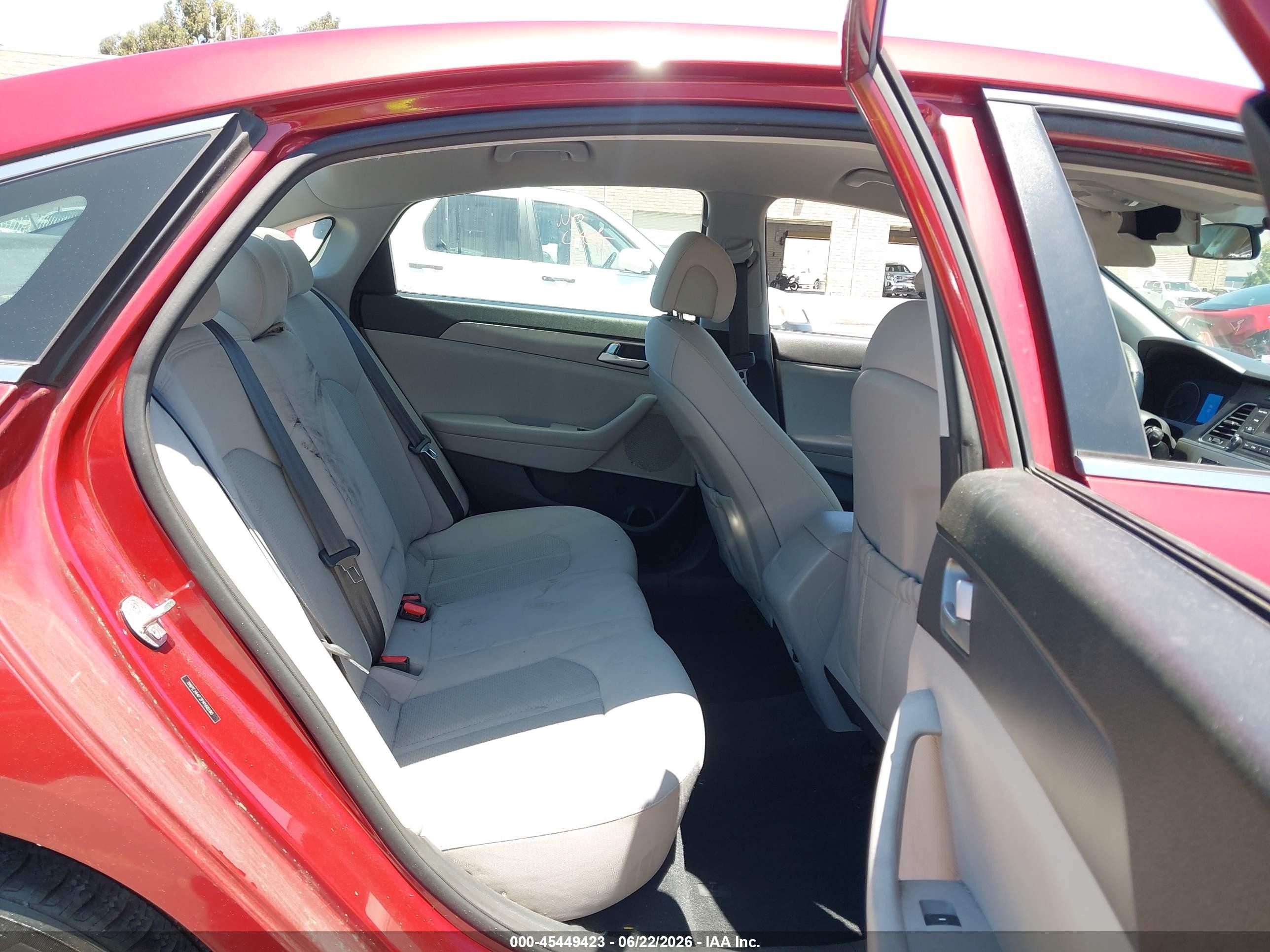 2015 Hyundai Sonata Se Red vin: 5NPE24AF2FH168180
