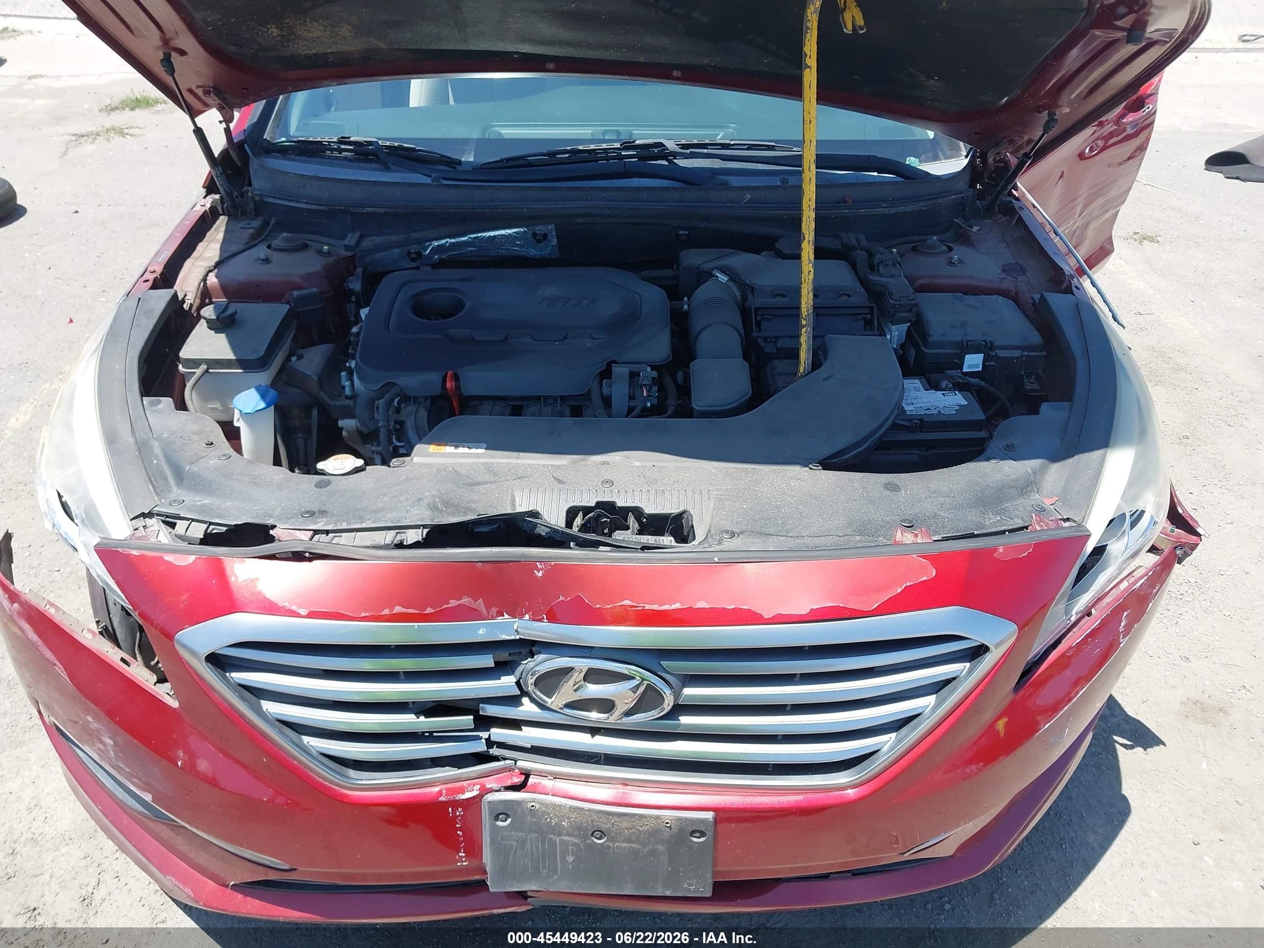 2015 Hyundai Sonata Se Red vin: 5NPE24AF2FH168180