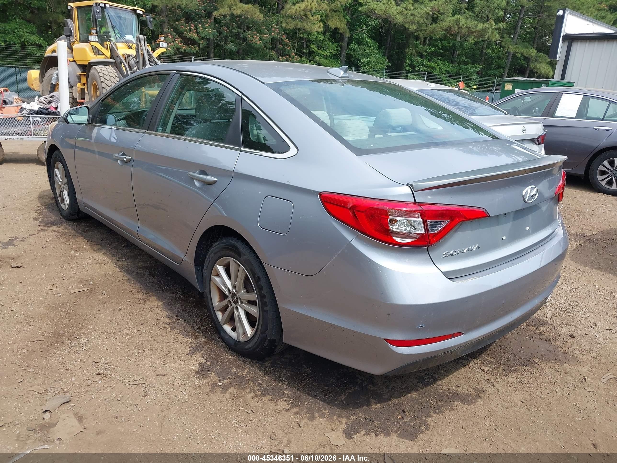 2015 Hyundai Sonata Se Light Blue vin: 5NPE24AF2FH172424