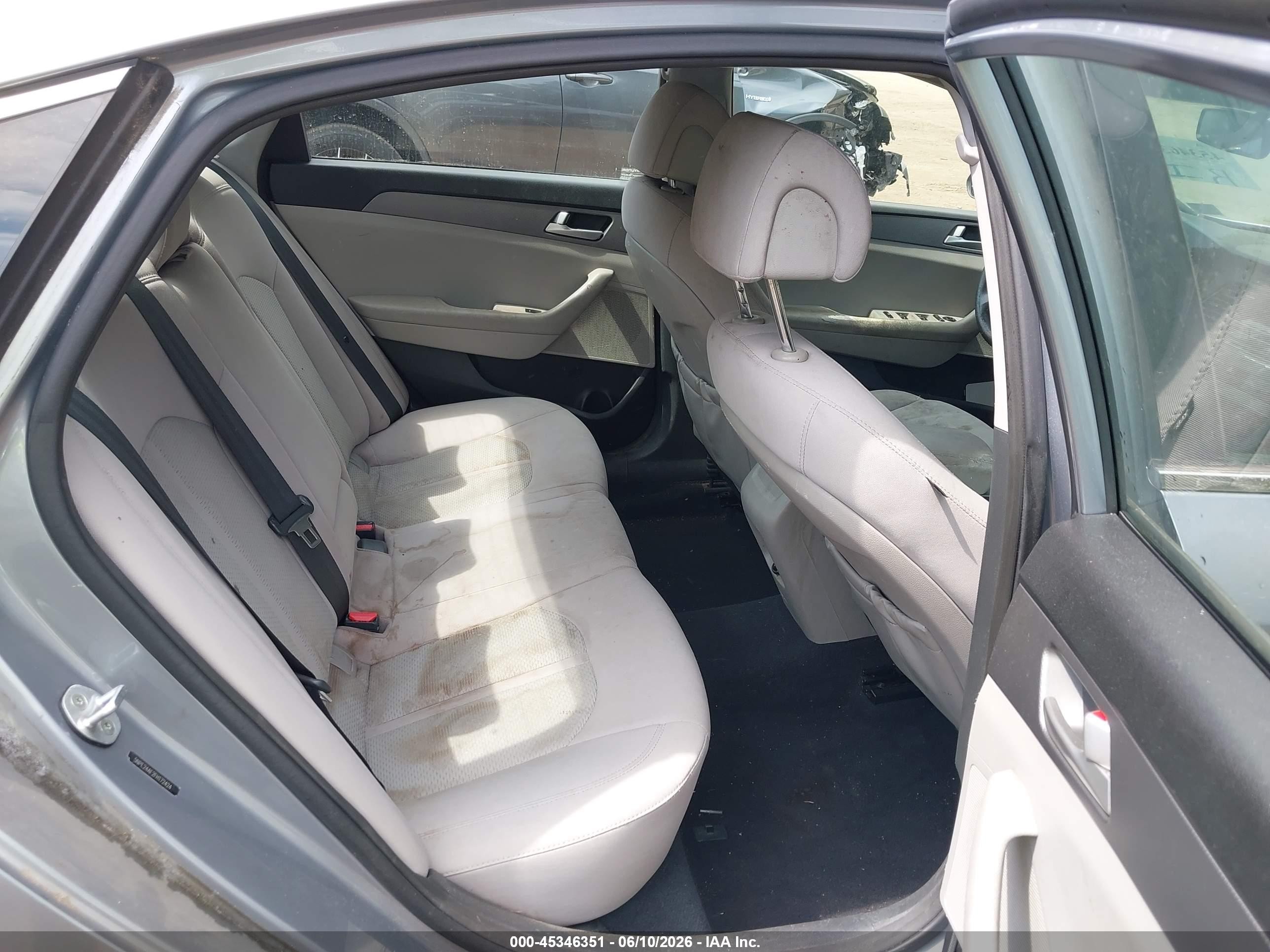 2015 Hyundai Sonata Se Light Blue vin: 5NPE24AF2FH172424