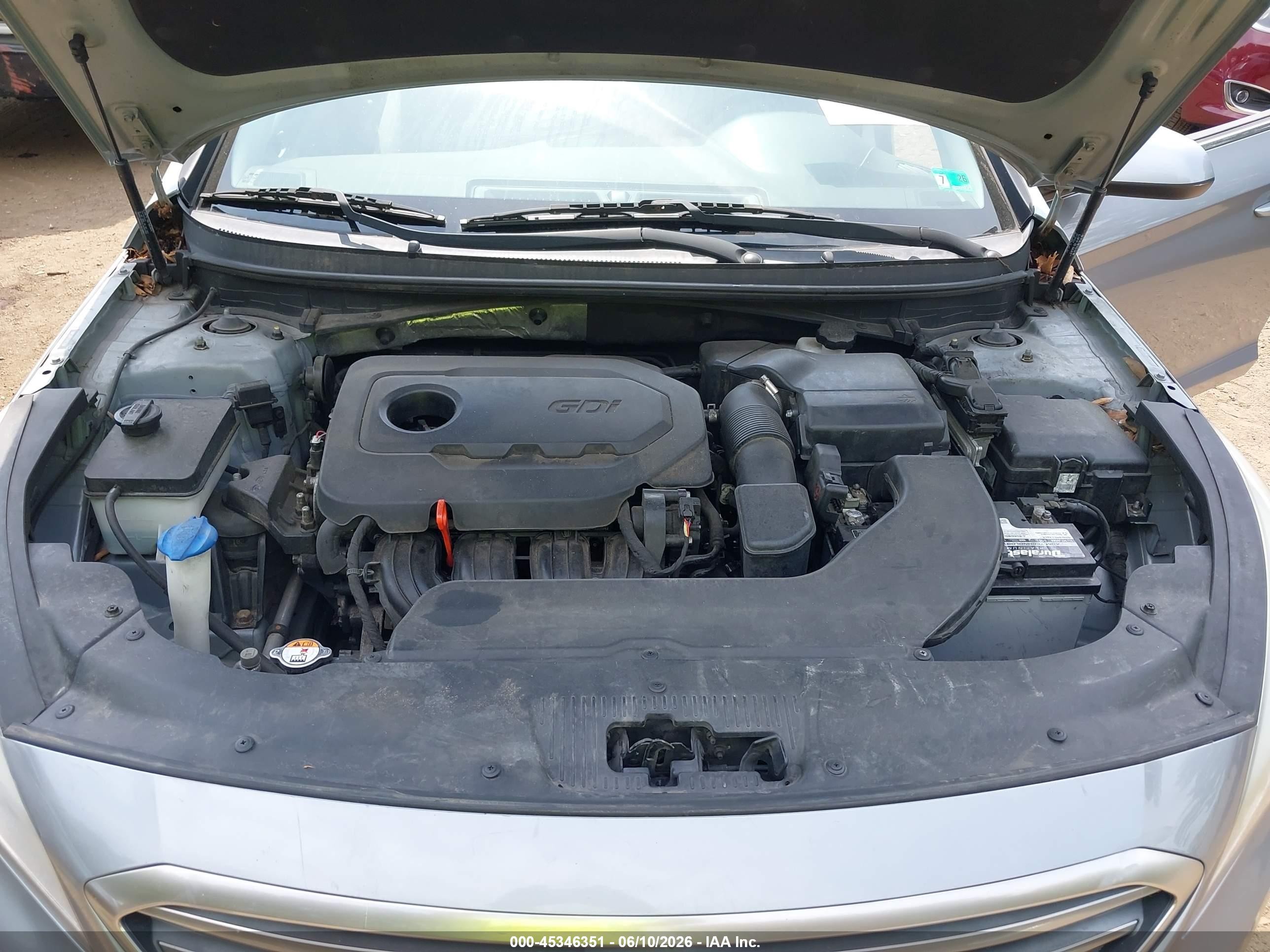 2015 Hyundai Sonata Se Light Blue vin: 5NPE24AF2FH172424