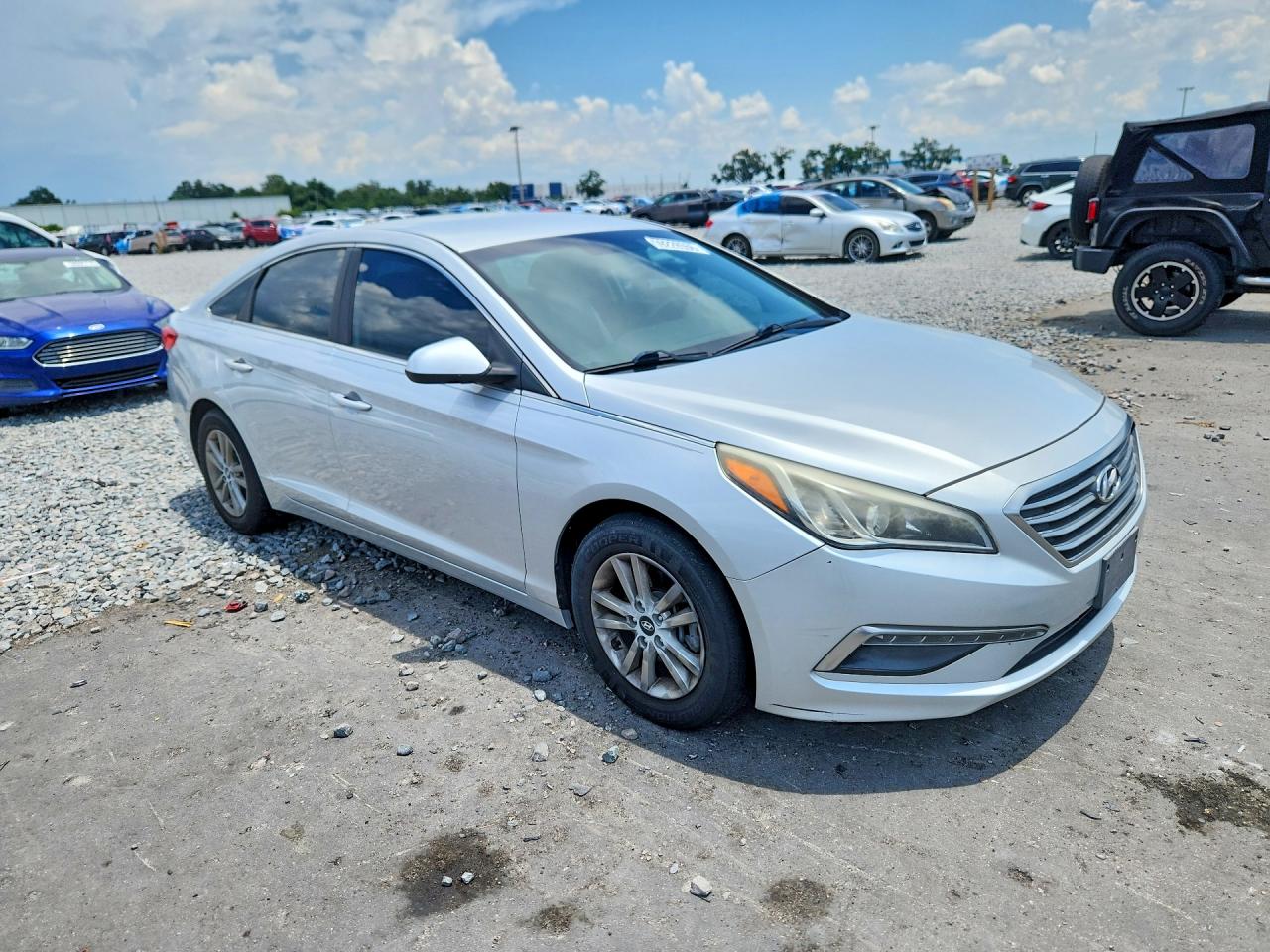 2015 Hyundai Sonata Se Silver vin: 5NPE24AF2FH177879