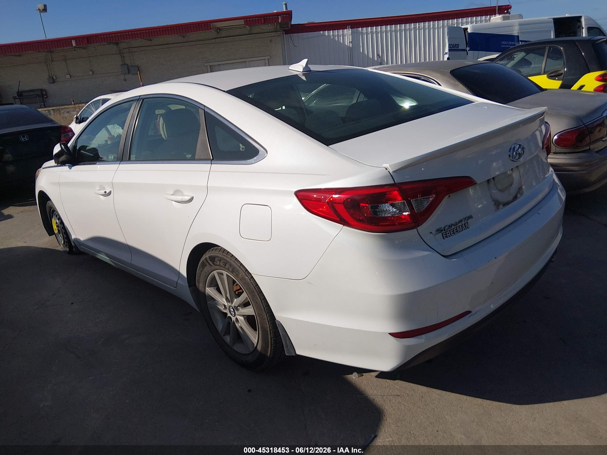 2015 Hyundai Sonata Se White vin: 5NPE24AF2FH188008