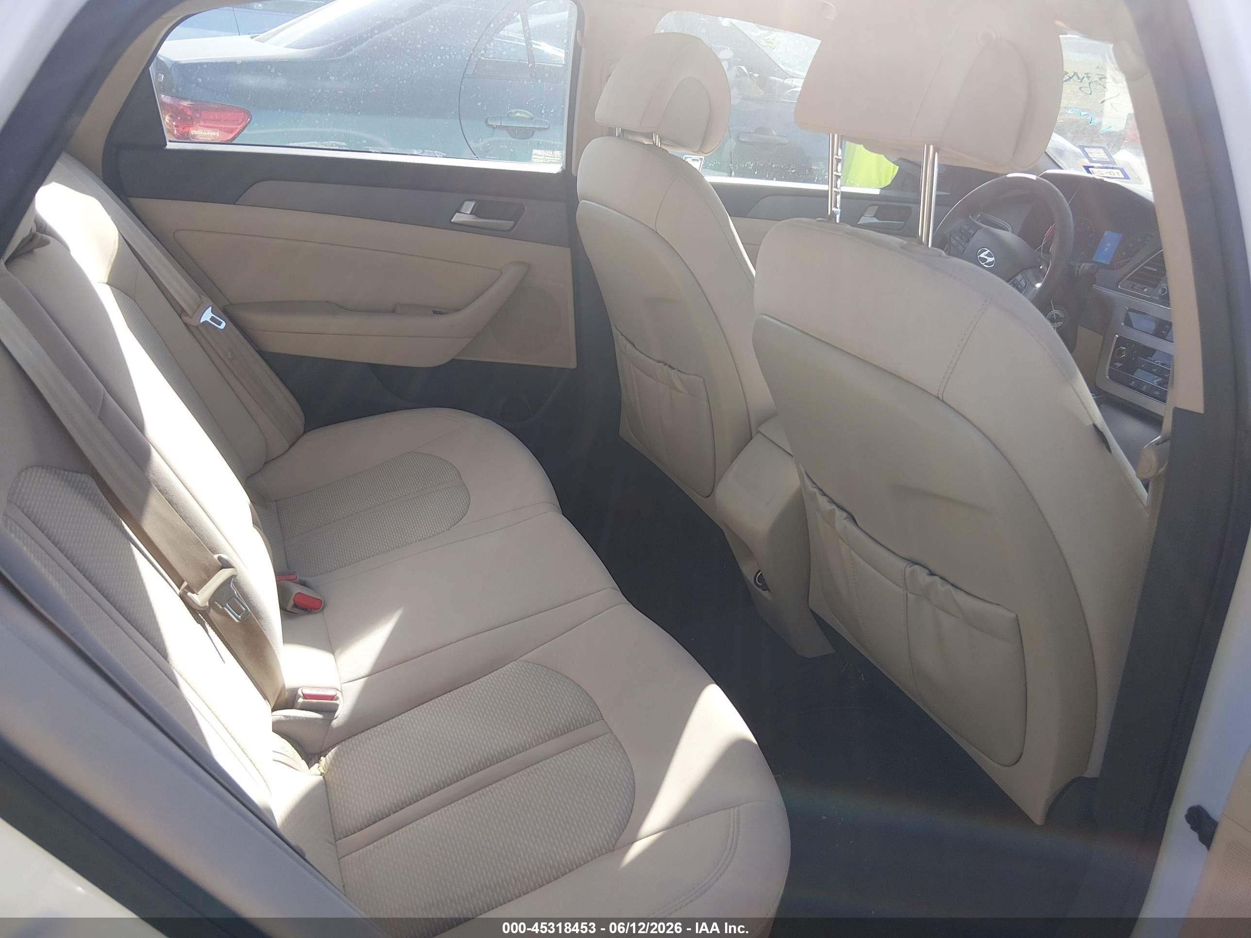 2015 Hyundai Sonata Se White vin: 5NPE24AF2FH188008