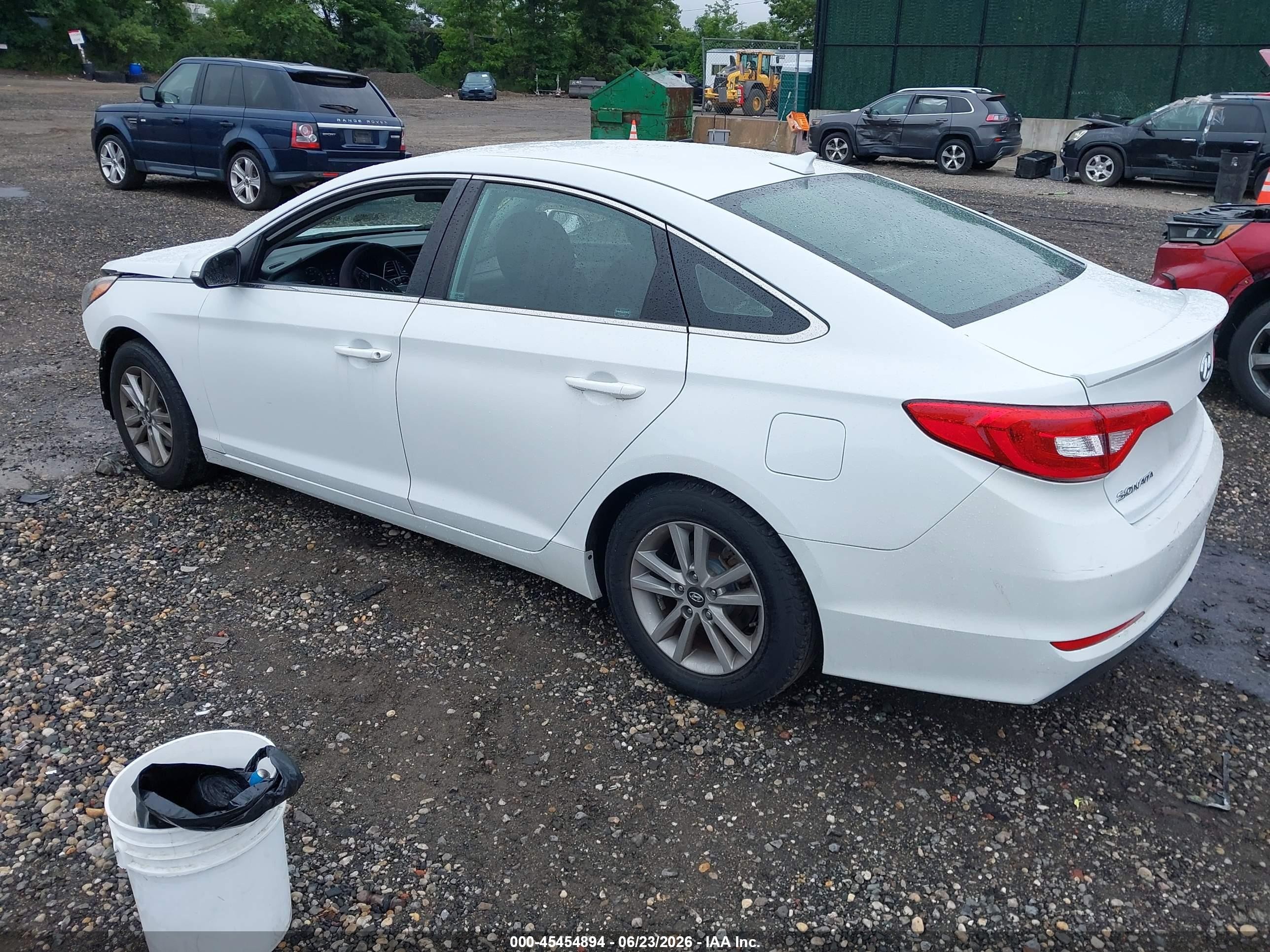 2015 Hyundai Sonata Se White vin: 5NPE24AF2FH189949