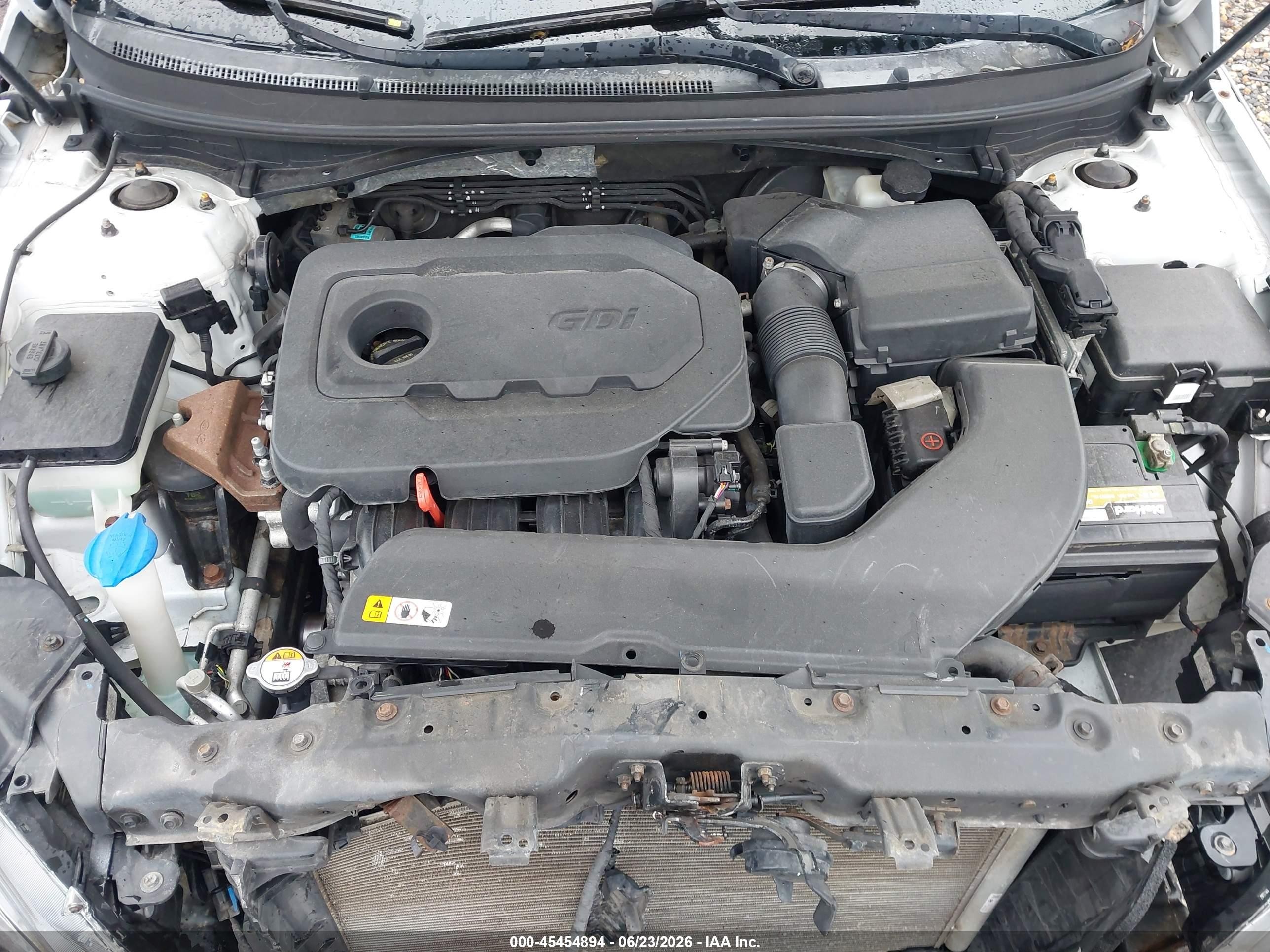 2015 Hyundai Sonata Se White vin: 5NPE24AF2FH189949