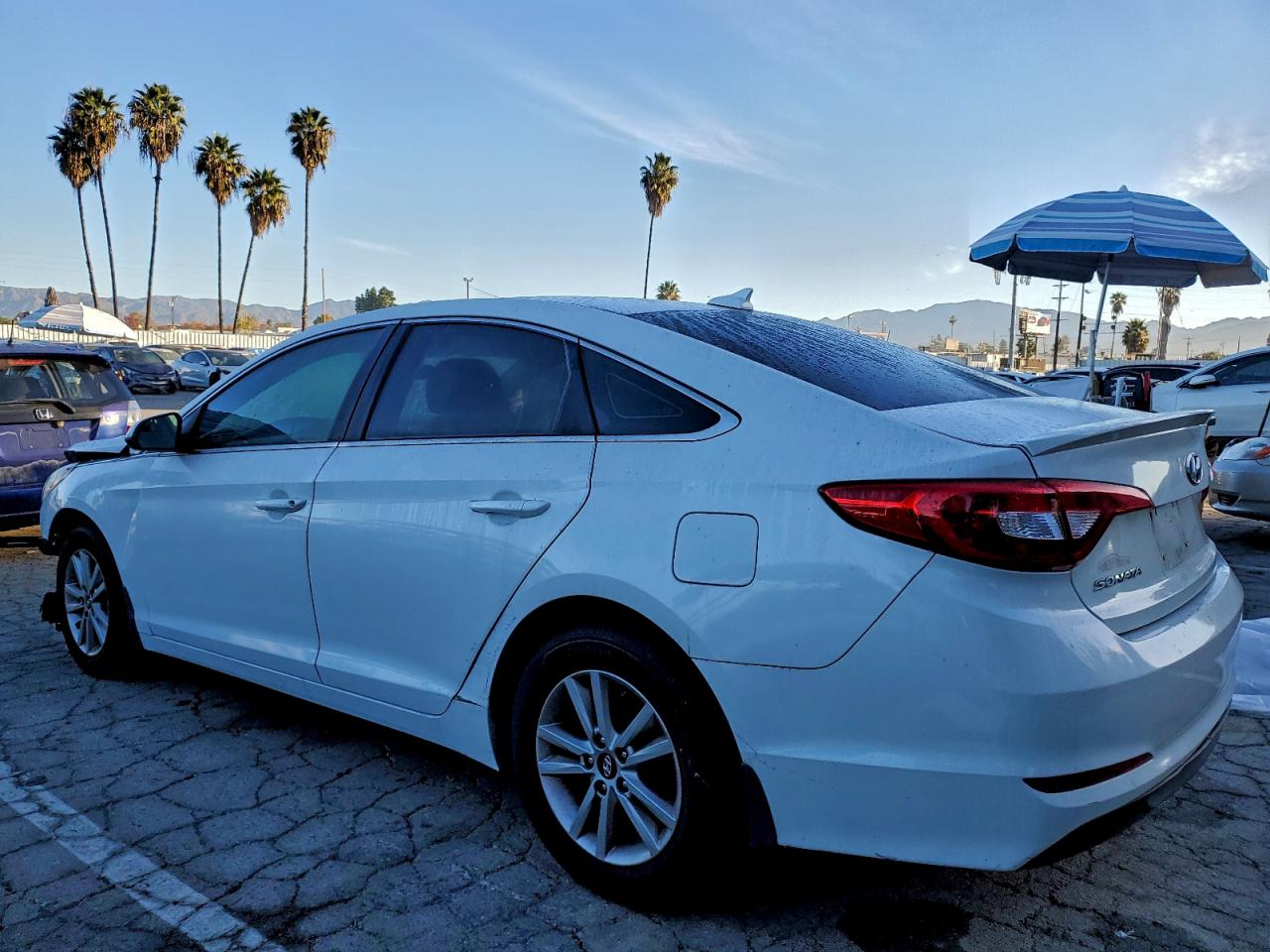 2015 Hyundai Sonata Se White vin: 5NPE24AF2FH189952