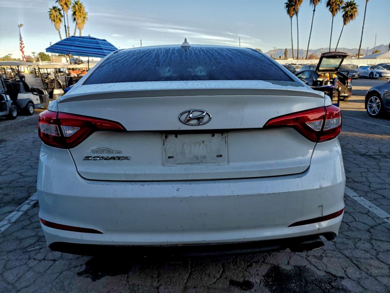 2015 Hyundai Sonata Se White vin: 5NPE24AF2FH189952