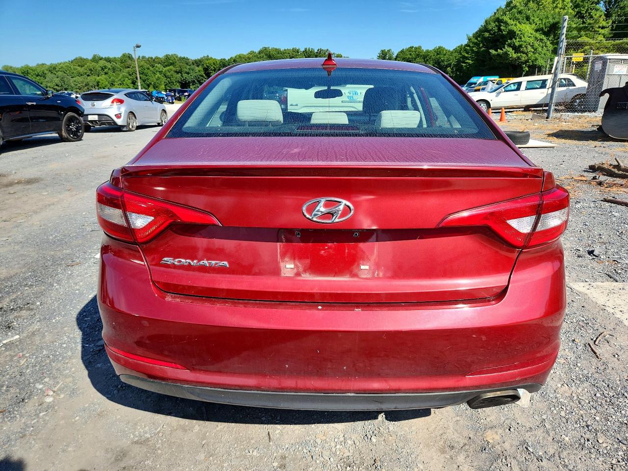 2015 Hyundai Sonata Se Красный vin: 5NPE24AF2FH199896