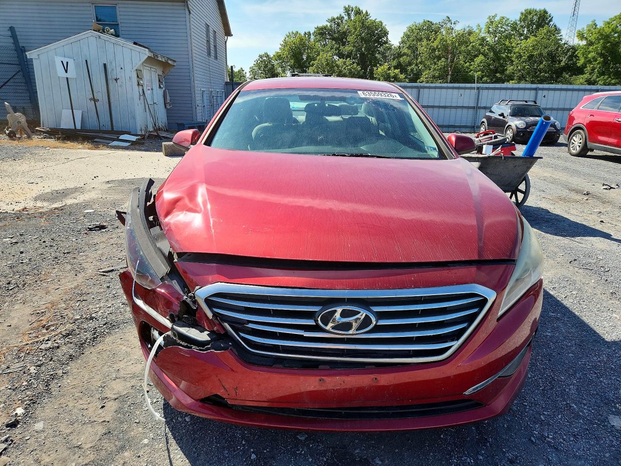 2015 Hyundai Sonata Se Красный vin: 5NPE24AF2FH199896