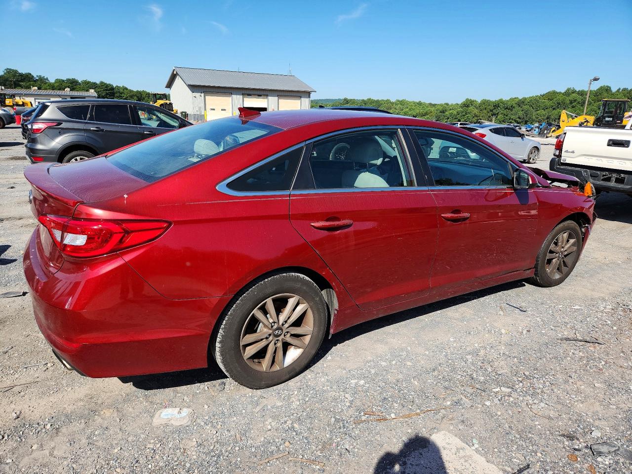 2015 Hyundai Sonata Se Красный vin: 5NPE24AF2FH199896