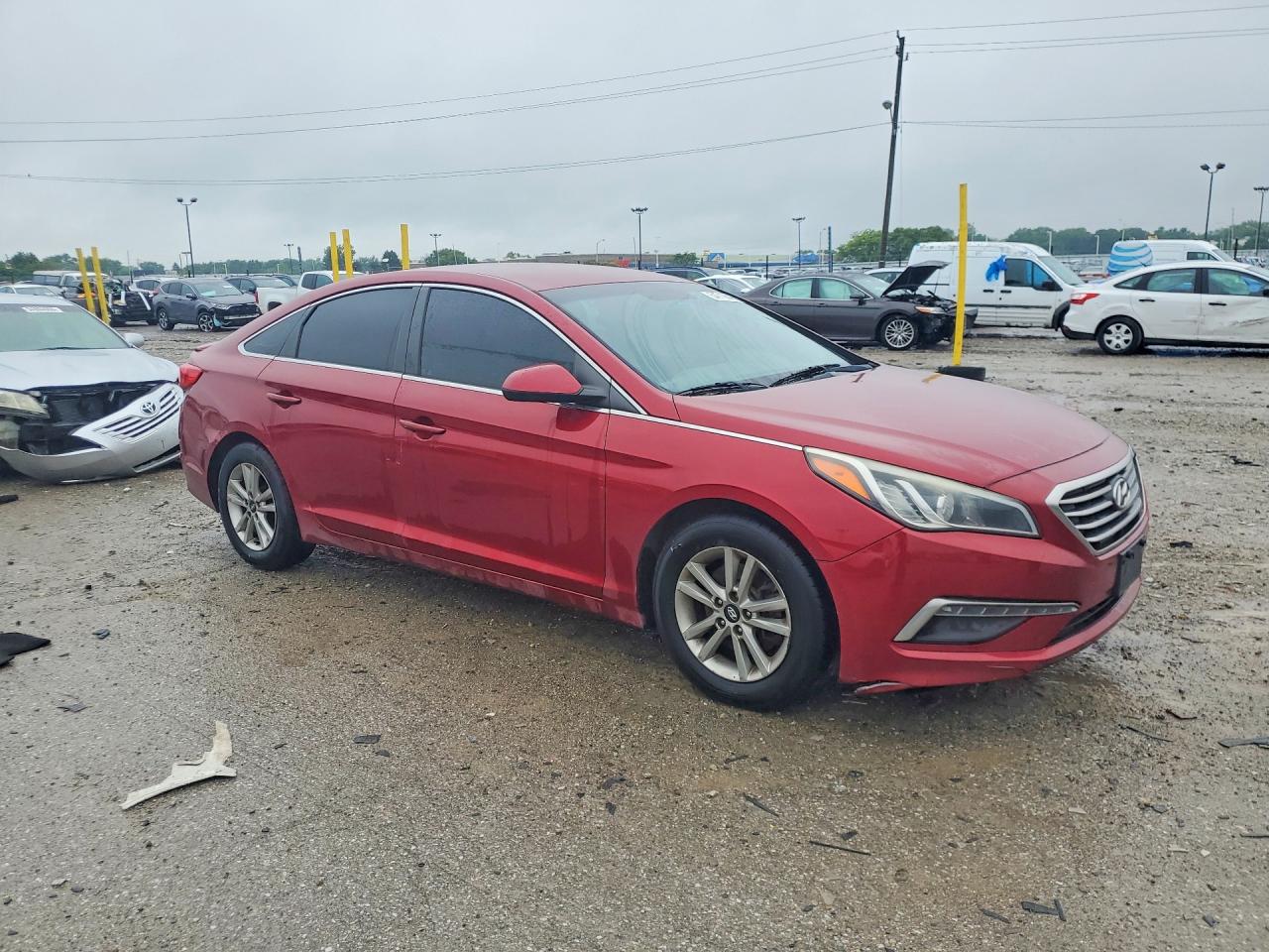 2015 Hyundai Sonata Se Red vin: 5NPE24AF2FH202117