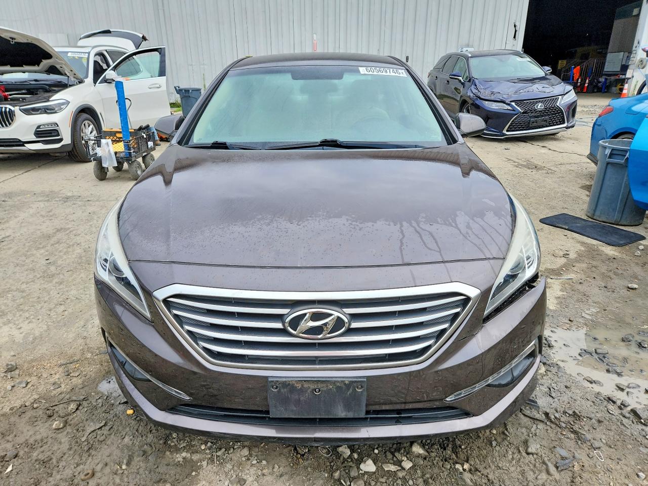 2015 Hyundai Sonata Se Gray vin: 5NPE24AF2FH208936