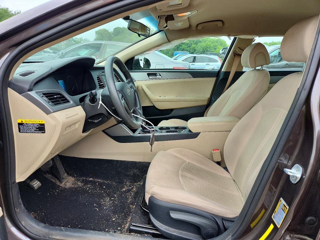 2015 Hyundai Sonata Se Gray vin: 5NPE24AF2FH208936
