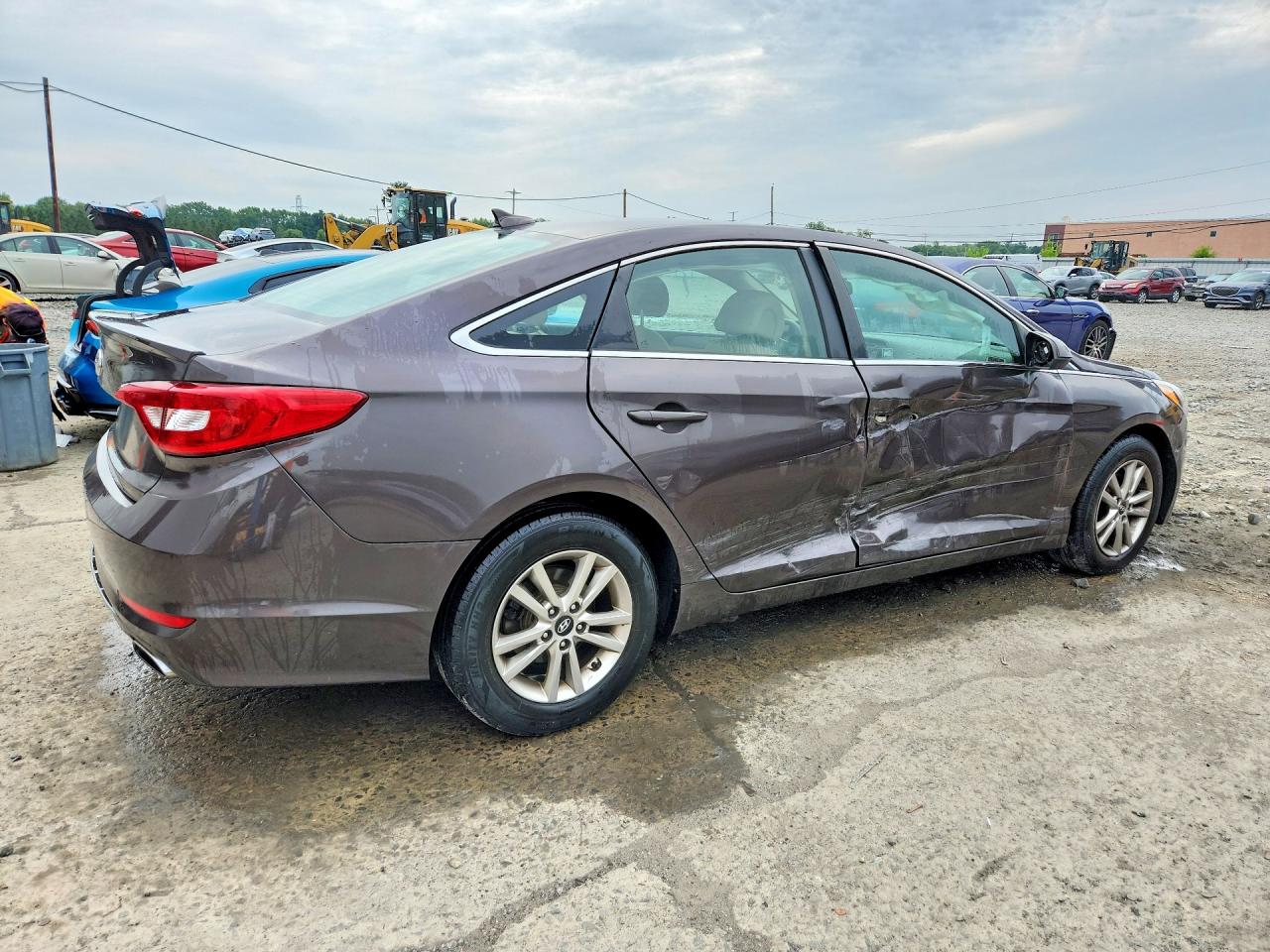 2015 Hyundai Sonata Se Gray vin: 5NPE24AF2FH208936