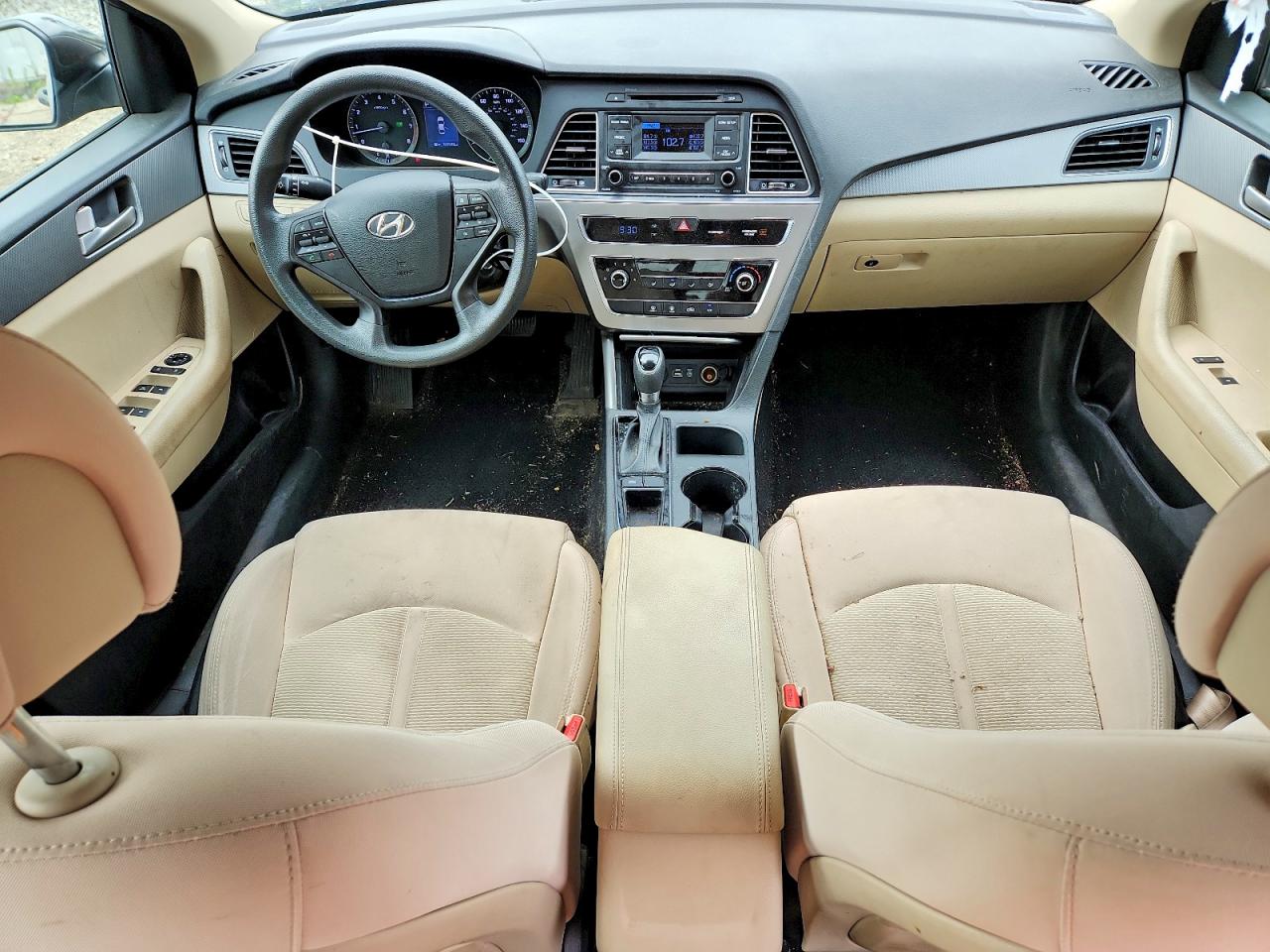 2015 Hyundai Sonata Se Gray vin: 5NPE24AF2FH208936