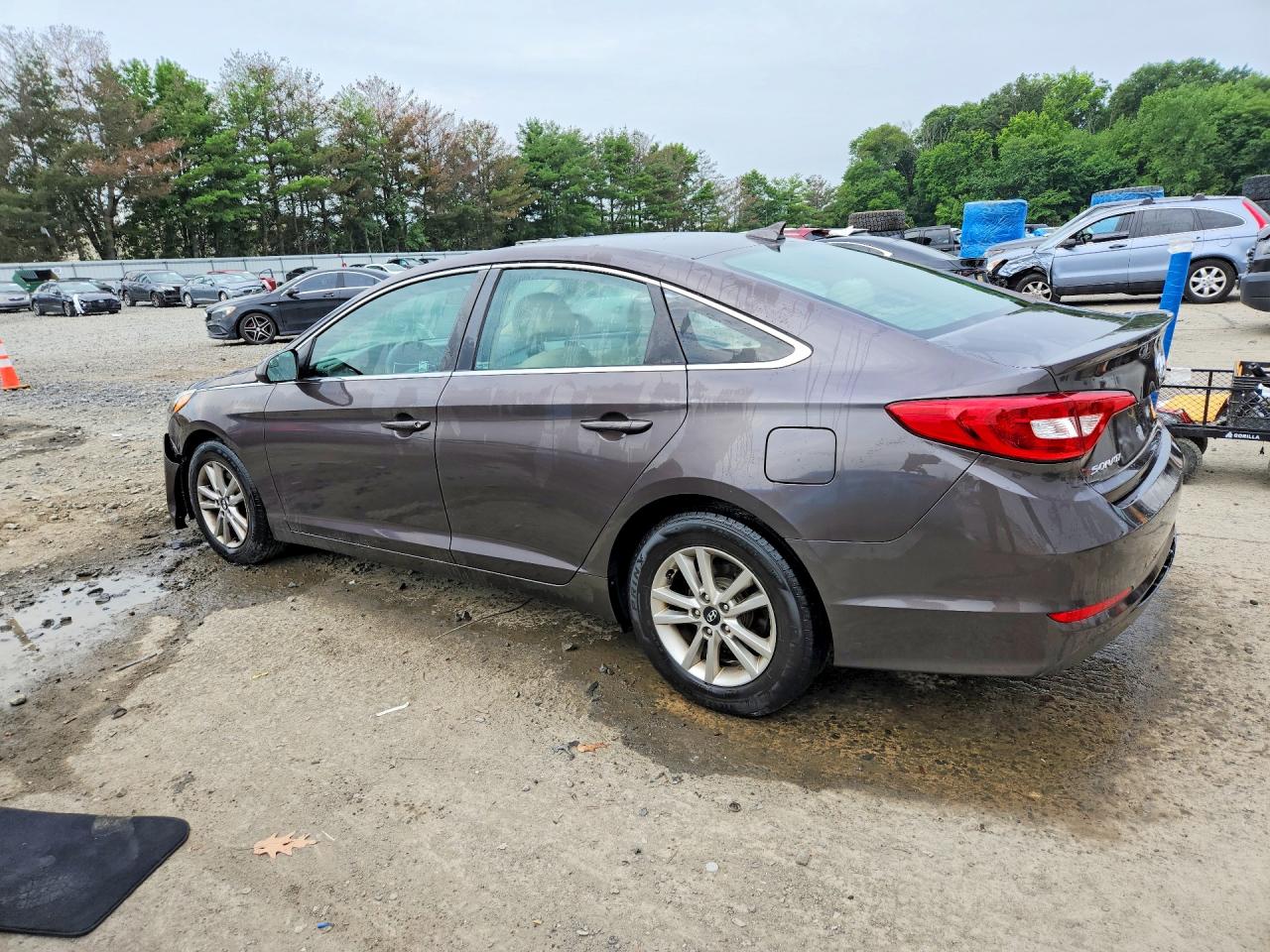 2015 Hyundai Sonata Se Gray vin: 5NPE24AF2FH208936