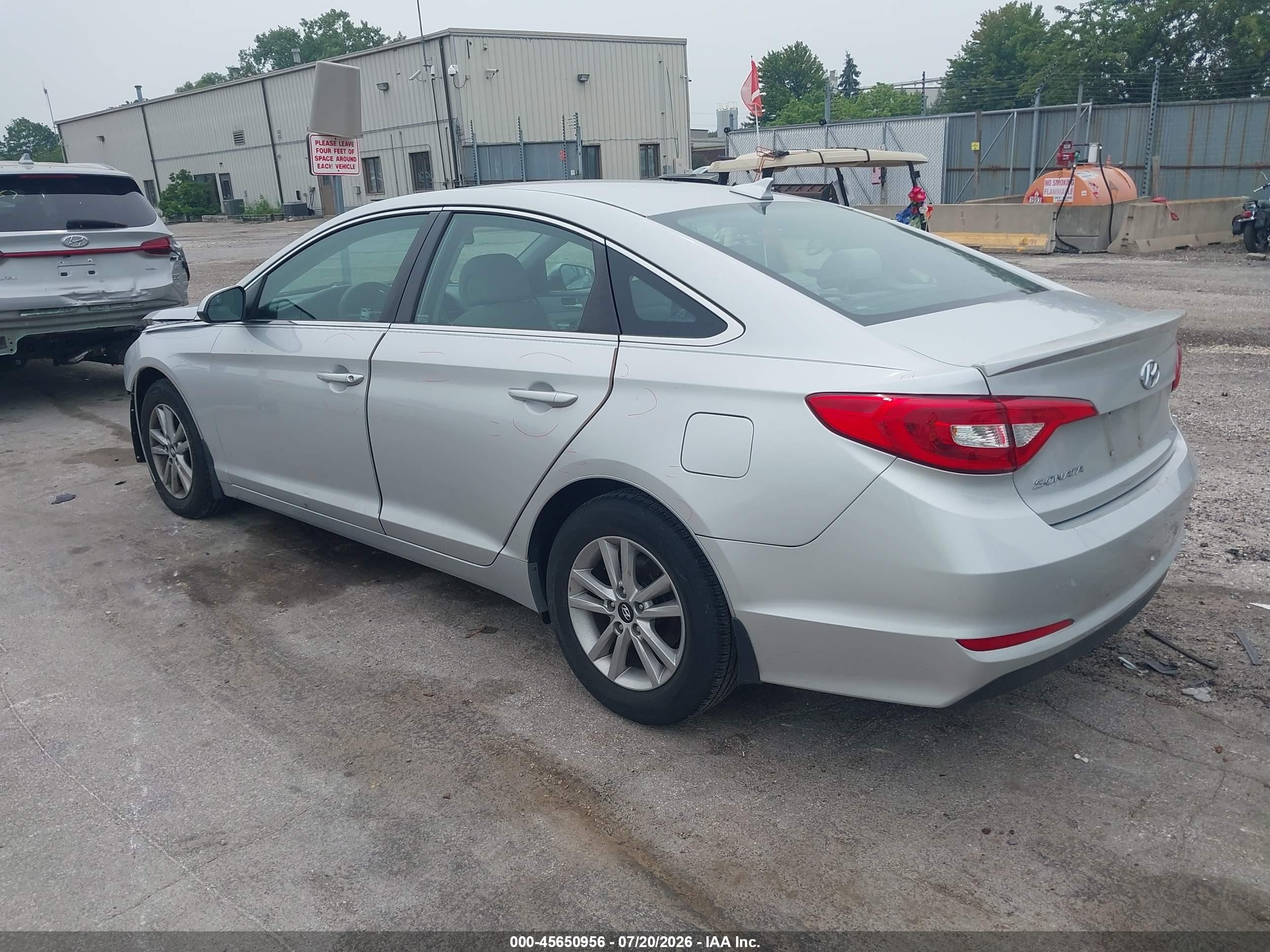 2015 Hyundai Sonata Se Silver vin: 5NPE24AF2FH210086