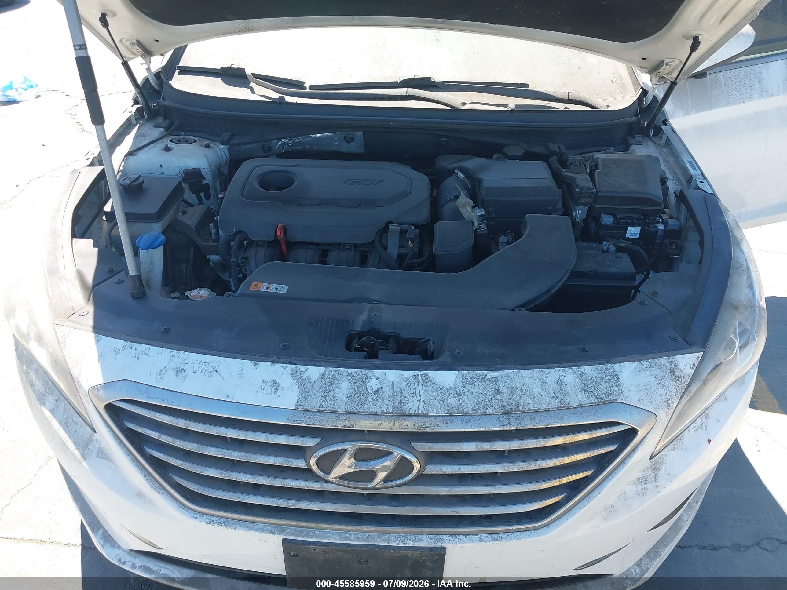 2015 Hyundai Sonata Se White vin: 5NPE24AF2FH220939